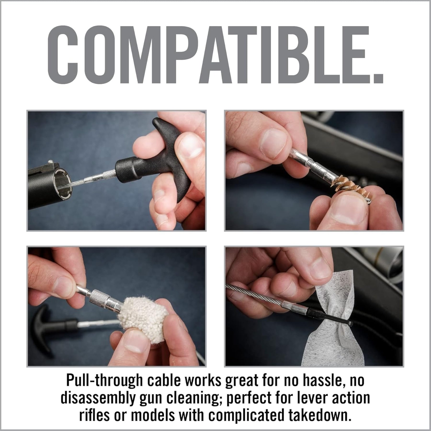 REAL AVID | GUN BOSS UNIVERSAL TACTICAL CLEANING KIT - Kit di pulizia universale