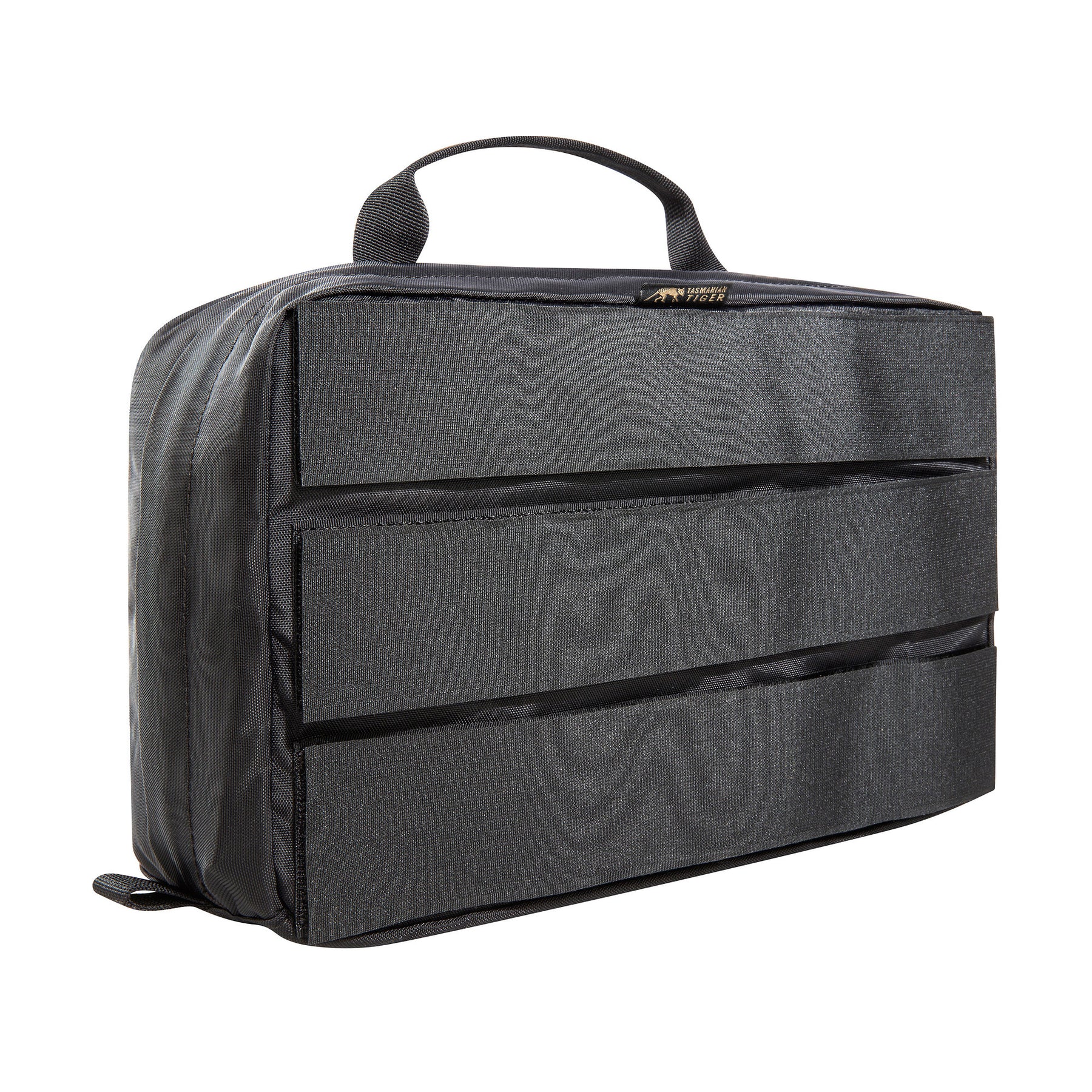 Borsa tattica TASMANIAN TIGER MULTIPURPOSE POUCH VL con maniglia superiore, con patch identificativa - ideale per organizzare attrezzatura militare, outdoor o EDC, su backpacco.it