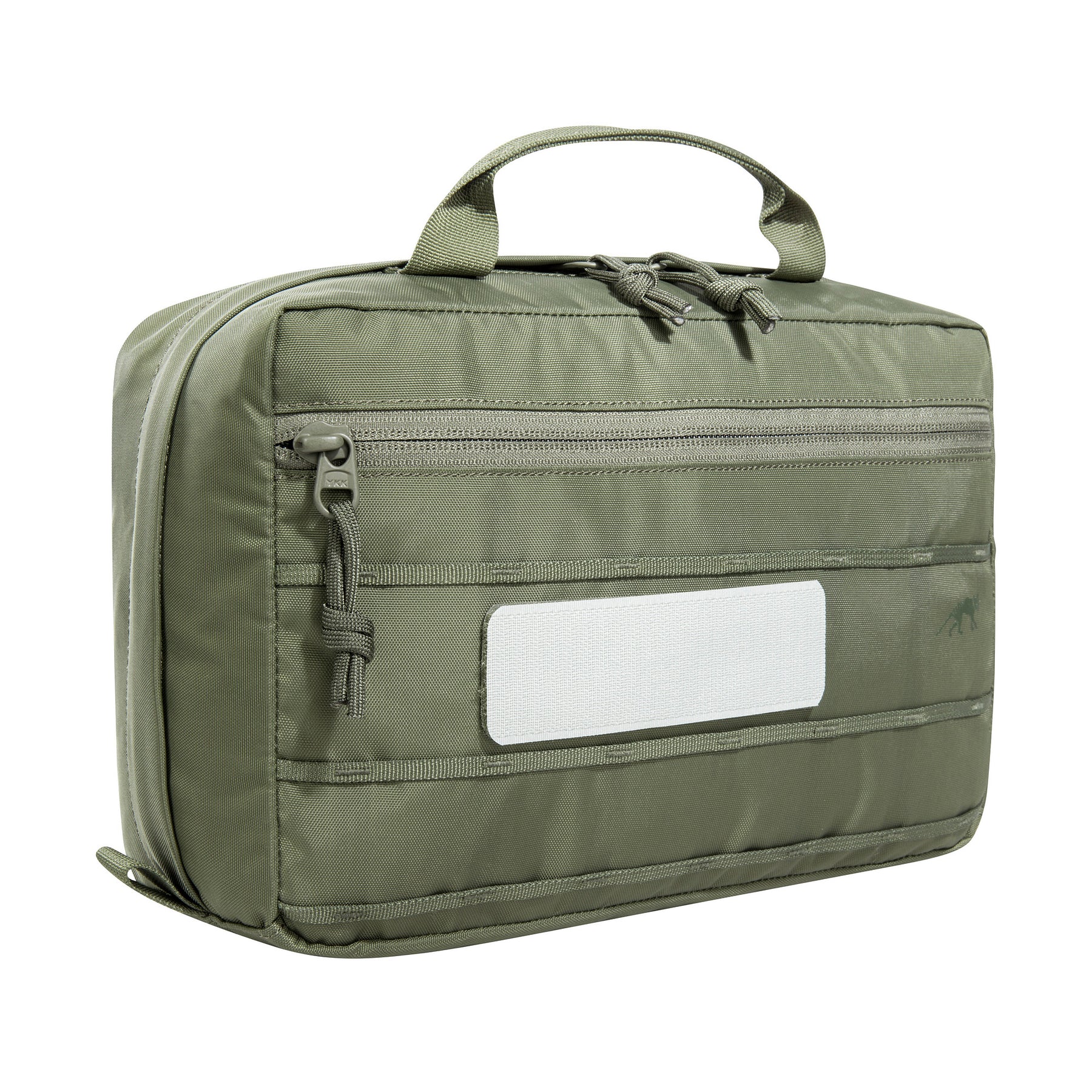 Borsa tattica TASMANIAN TIGER MULTIPURPOSE POUCH VL con maniglia superiore, con patch identificativa - ideale per organizzare attrezzatura militare, outdoor o EDC, su backpacco.it