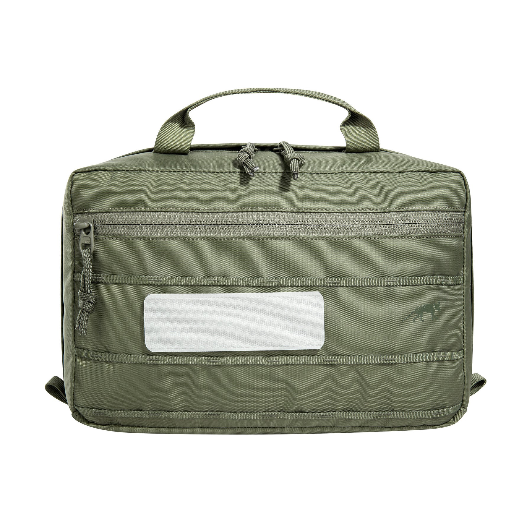 Borsa tattica TASMANIAN TIGER MULTIPURPOSE POUCH VL con maniglia superiore, con patch identificativa - ideale per organizzare attrezzatura militare, outdoor o EDC, su backpacco.it