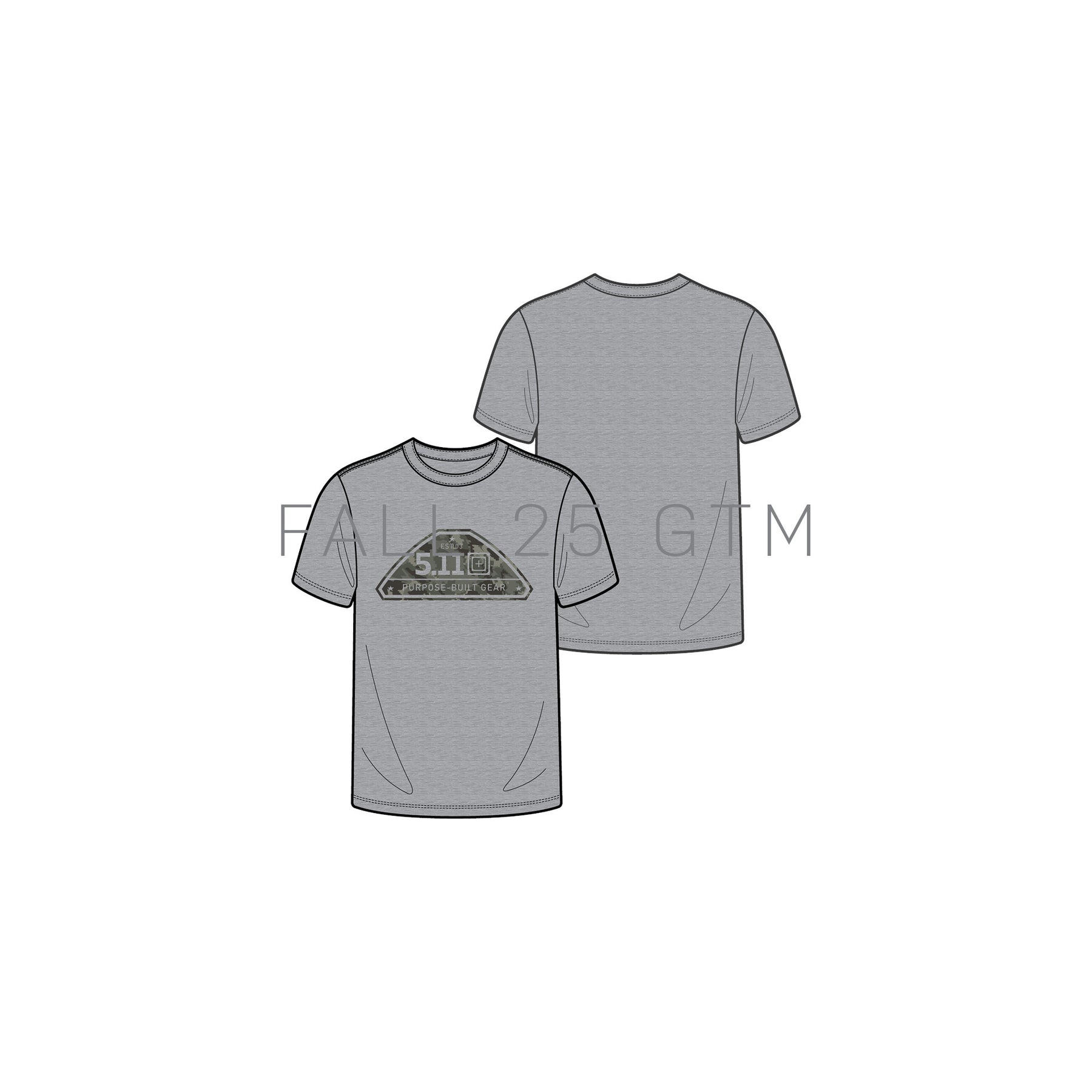5.11 | CAMO CREST - T-Shirt