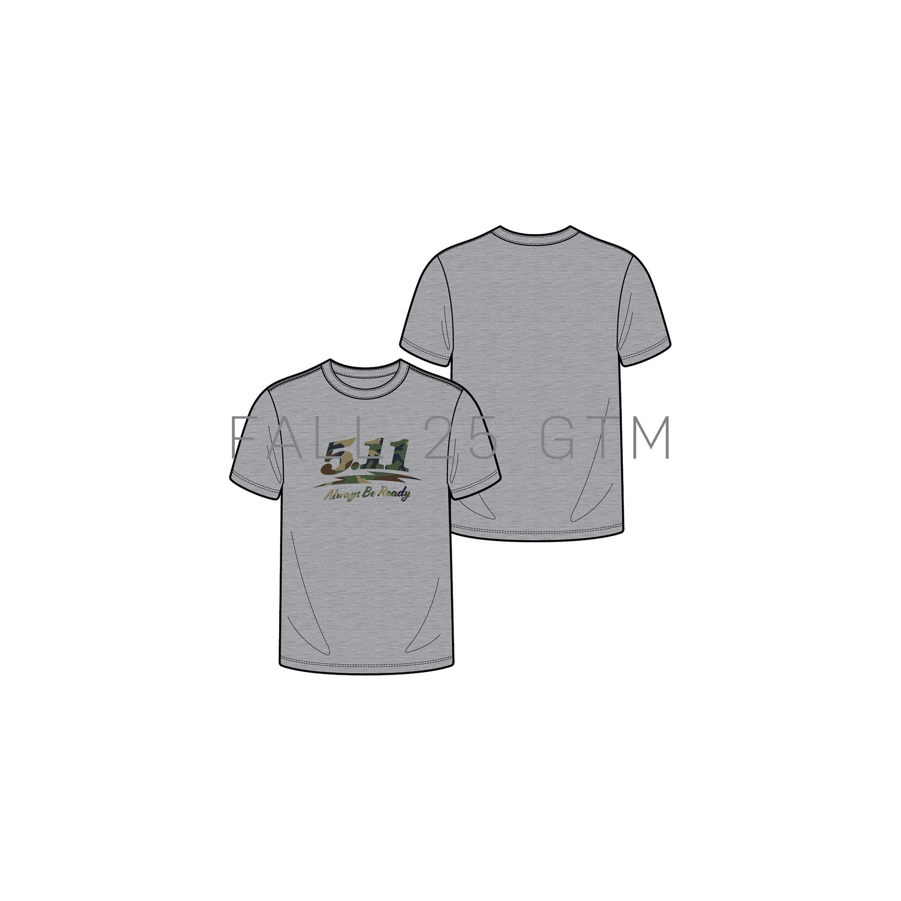 5.11 | WOODLAND MOTO LOGO - T-Shirt