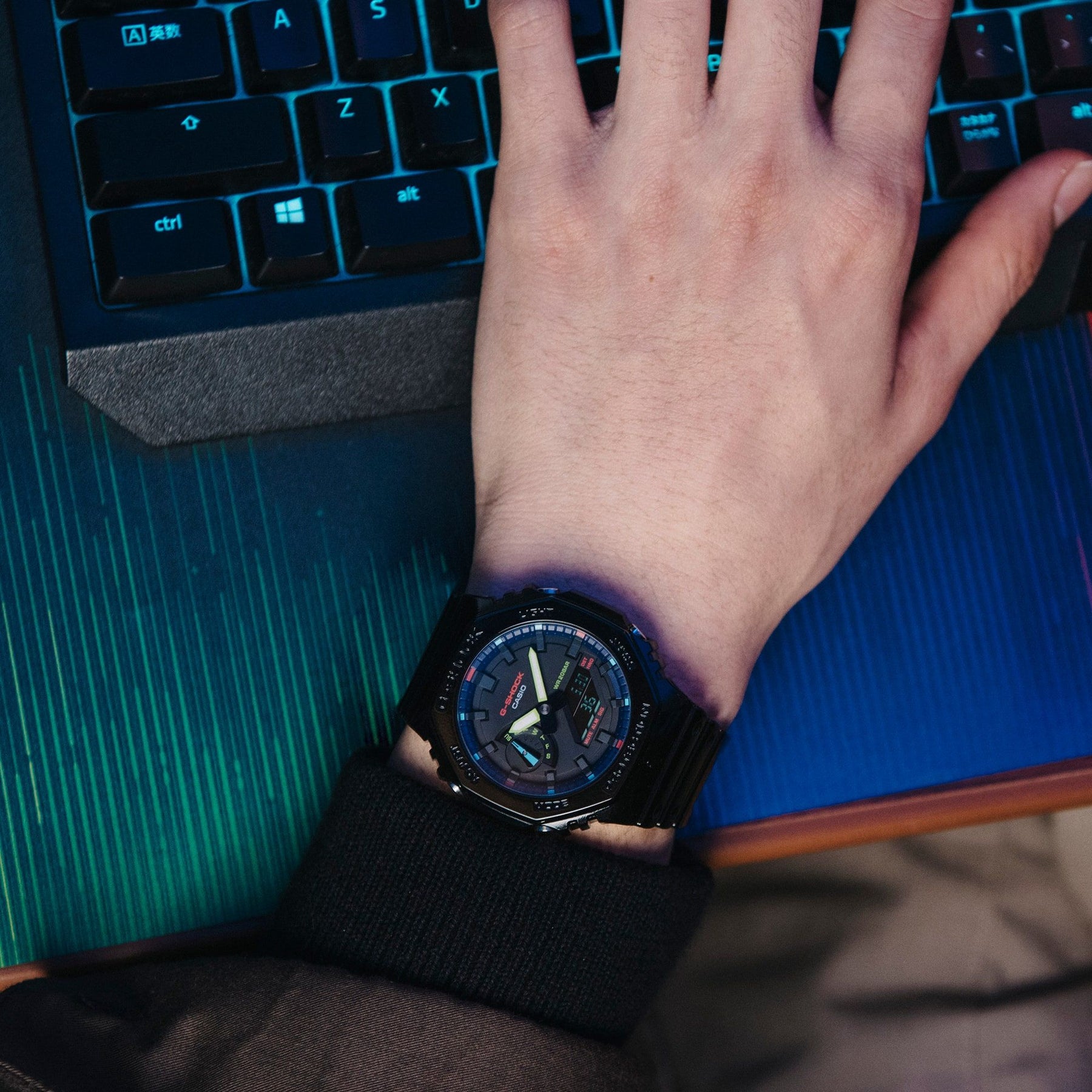 CASIO | G-SHOCK GA-2100RGB-1A - Orologio rugged