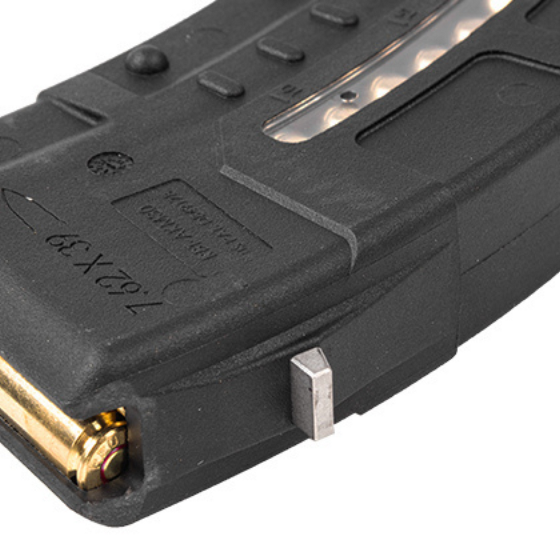 UTG | AK / AKM WINDOWED POLYMER MAGAZINE - 30 RND, 7.62 X 39 MM - Caricatore AK, 30 colpi, 7.62 x39 mm