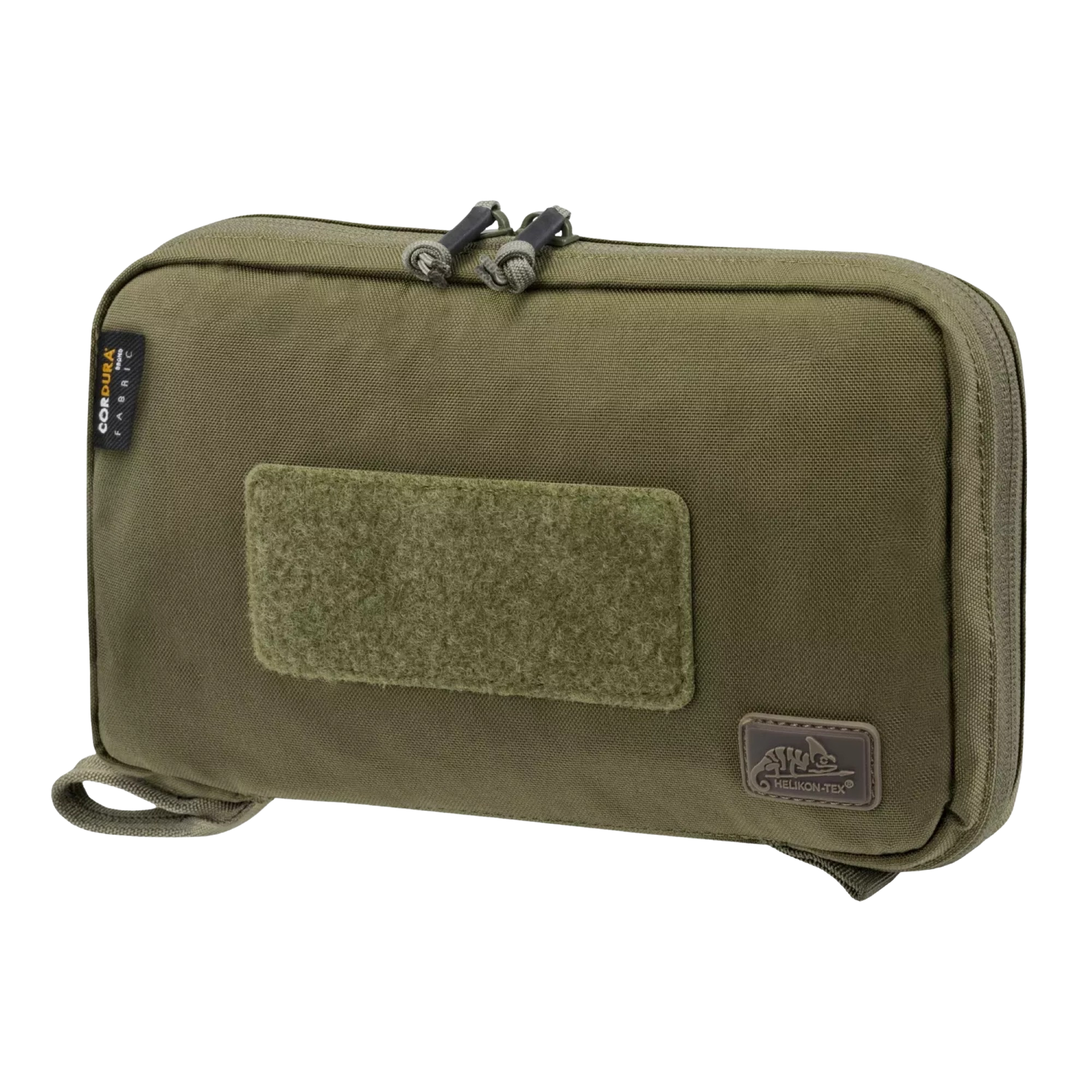 Helikon-Tex Mini Service Pocket in Cordura, utility pouch orizzontale, tasca tattica per manutenzione armi, con pannello in velcro e doppia cerniera, su backpacco.it