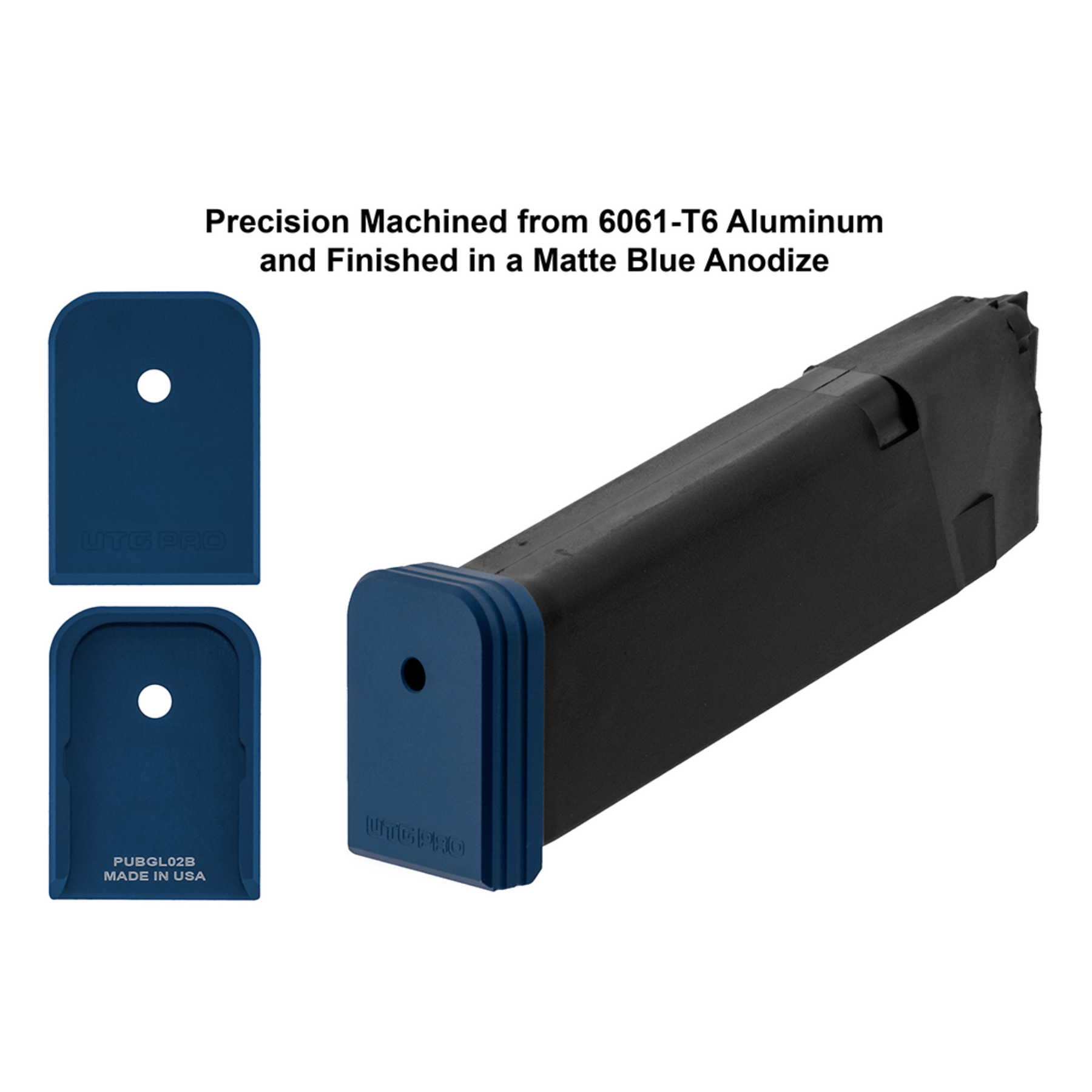 UTG | +0 BASE PAD FOR GLOCK .45 ACP/10MM OEM MAGAZINE - Pad per caricatore