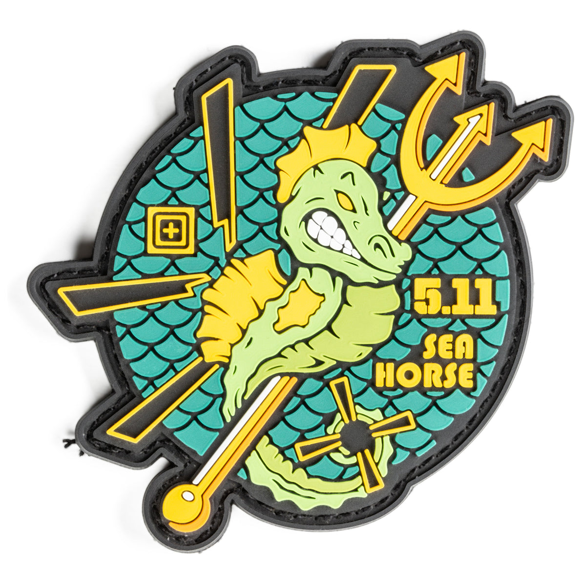 PATCH VELCRO 5.11 PVC - SEAHORSE - BackPacco - BP-5.11-81503-914