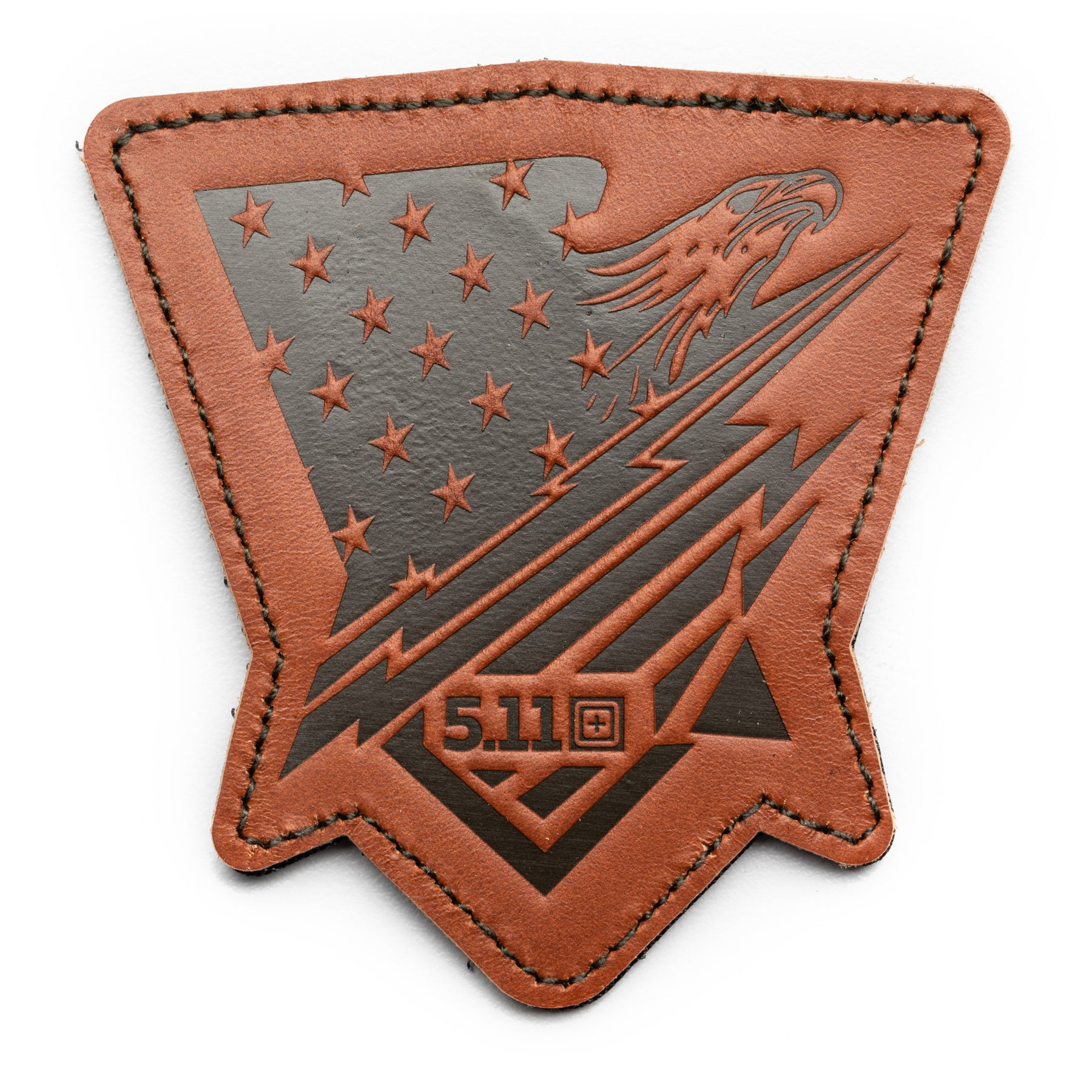 PATCH VELCRO 5.11 IN CUOIO- ELETRIC EAGLE