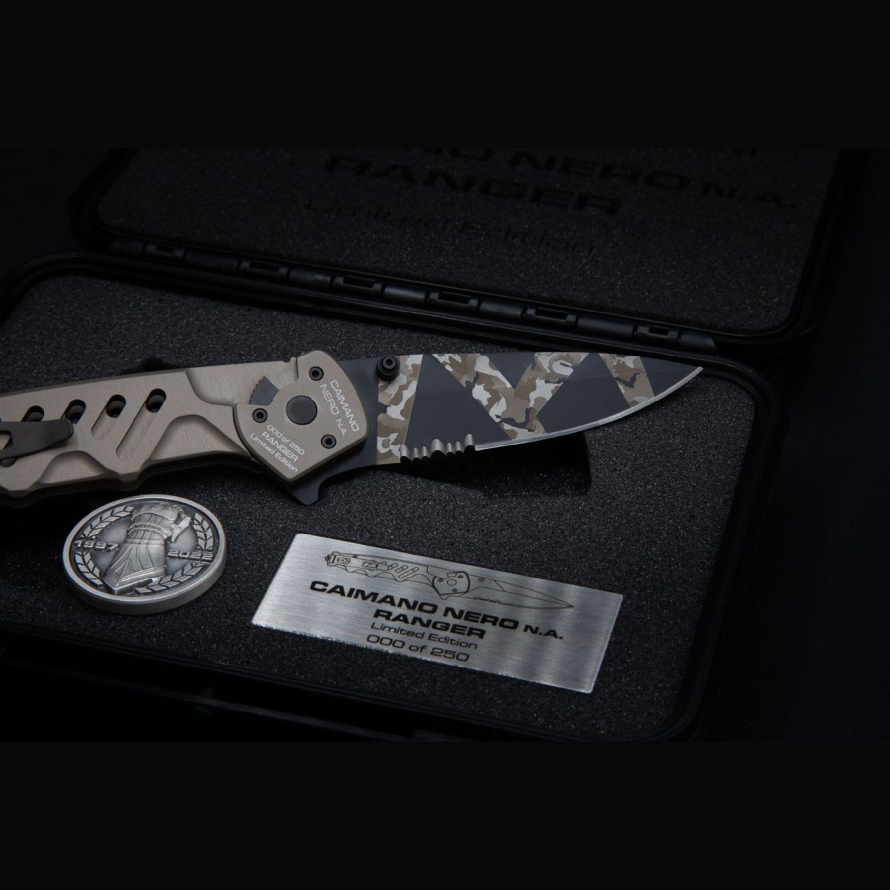 EXTREMA RATIO | CAIMANO NERO N.A. RANGER XXV ANNIVERSARIUM LIMITED EDITION