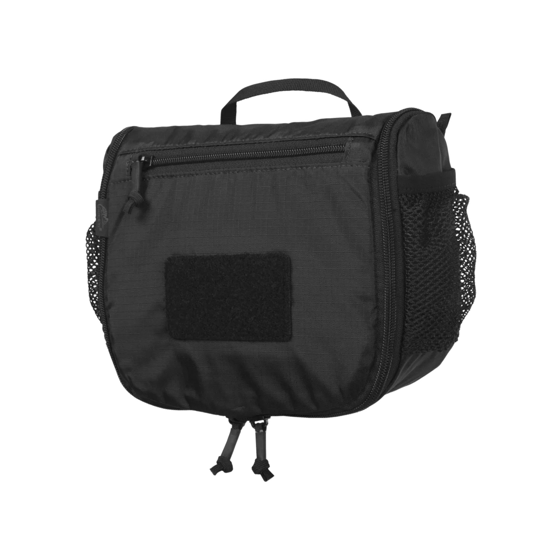 Helikon-Tex Travel Toiletry Bag, necessaire da bagno e trousse da viaggio, borsa appendibile con tasche a rete e pannello in velcro per patch, kit igienico da campeggio e trekking, su backpacco.it