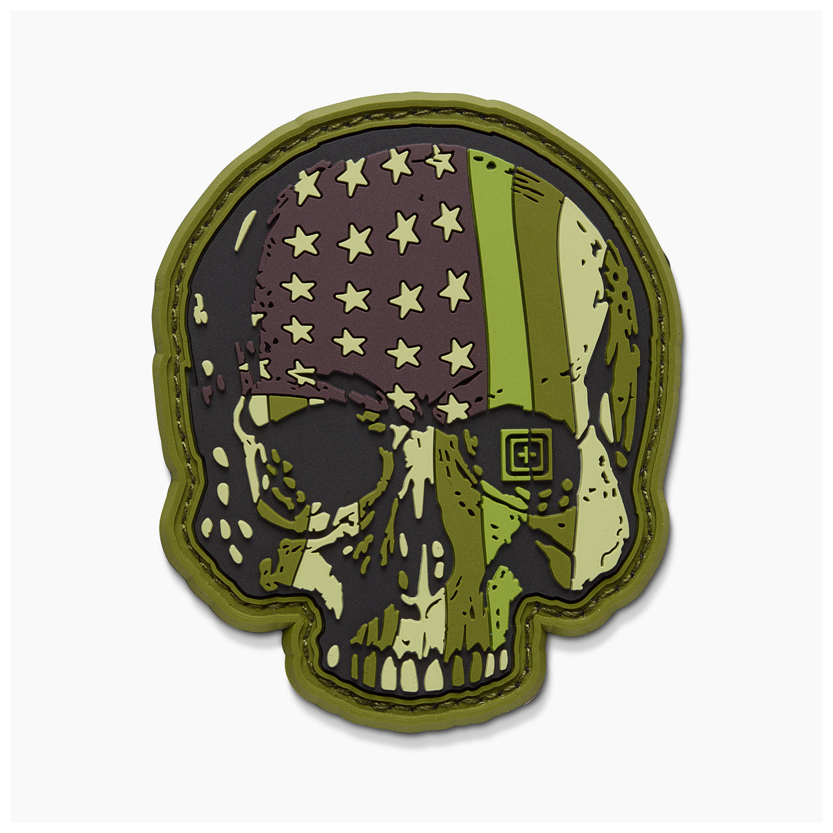 PATCH VELCRO 5.11 PVC - PATRIOT SKULL - BackPacco - BP-5.11-92109-194