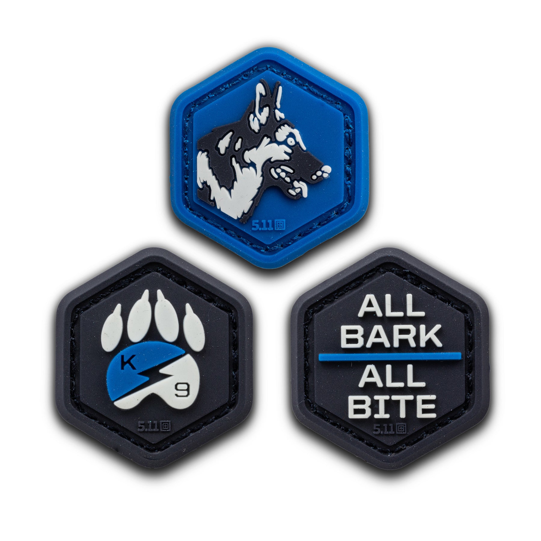 PATCH VELCRO 5.11 PVC - K9 HEXGRID