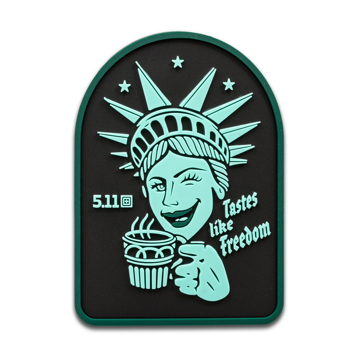 PATCH VELCRO 5.11 PVC- LIBERTY COFFEE