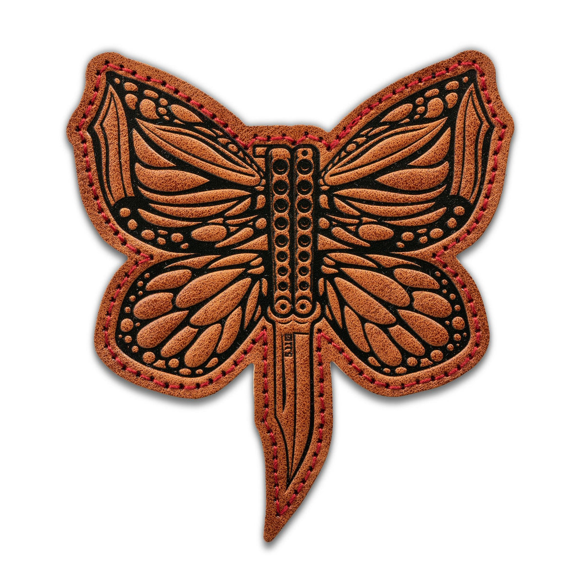 PATCH VELCRO 5.11 IN CUOIO - BUTTERFLY KNIFE - BackPacco - BP-5.11-92308