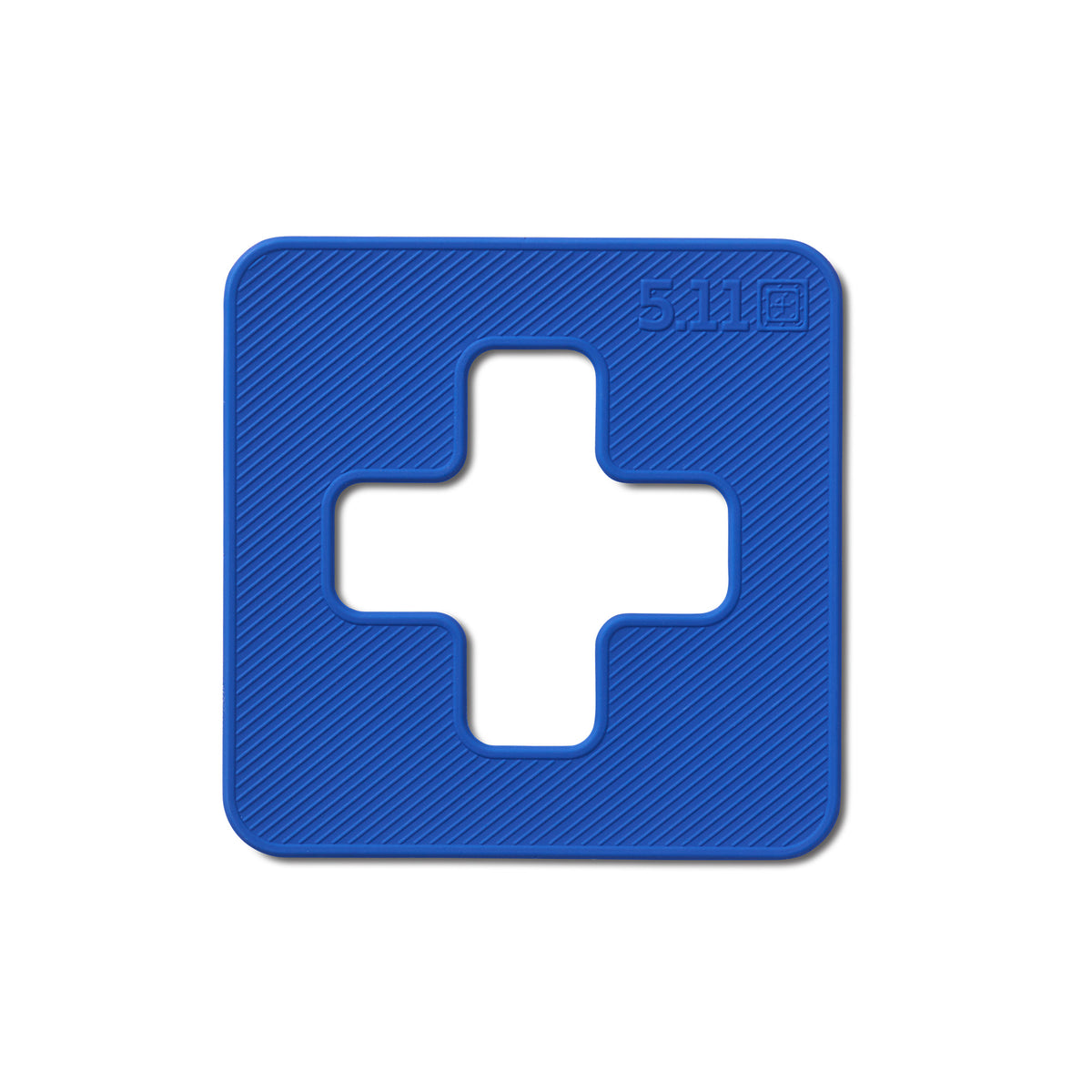 5.11 Med Cross, patch medica in PVC con velcro, toppa quadrata con croce, per identificazione kit di primo soccorso o zaini medici