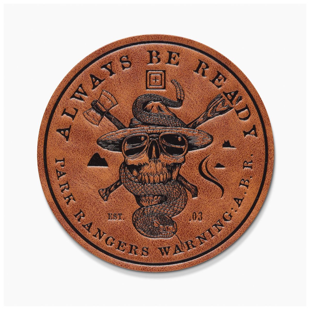 PATCH VELCRO 5.11 IN CUOIO - PARK RANGER - BackPacco - BP-5.11-92668AGC-108