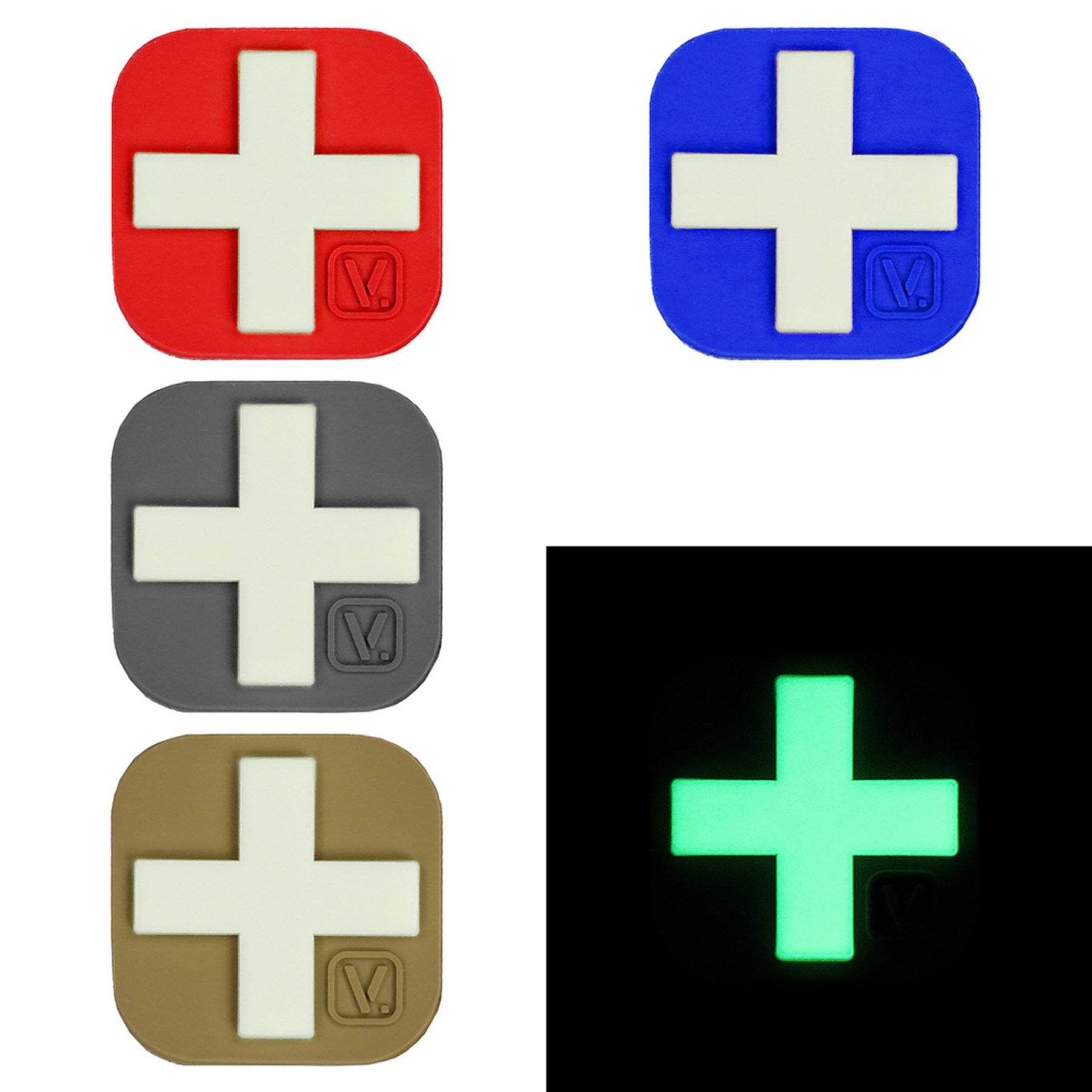 Vanquest |  Medical Cross "Super-Lumen" Glow-In-The-Dark Patch