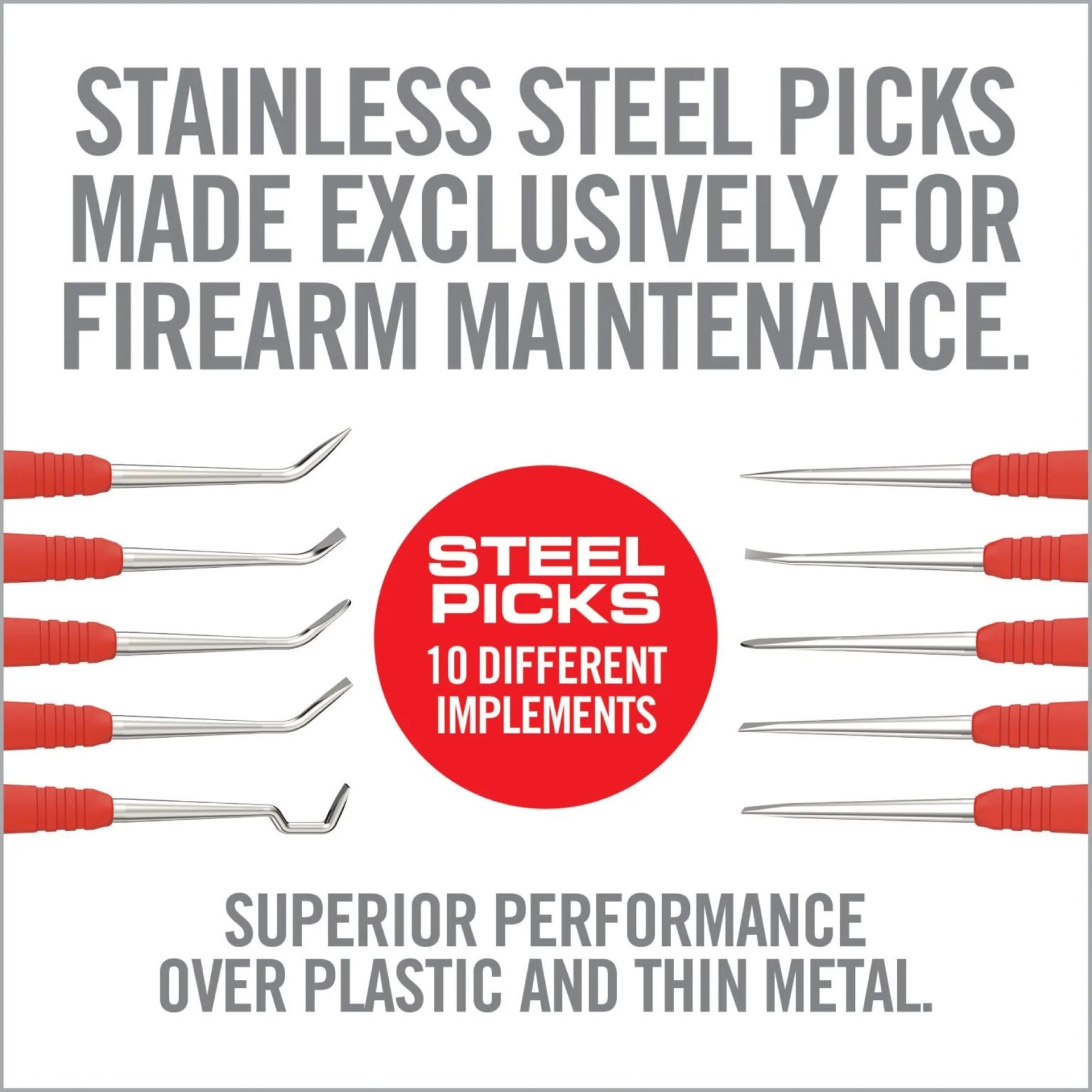 REAL AVID | ACCU-GRIP STEEL PICKS - Set di plettri