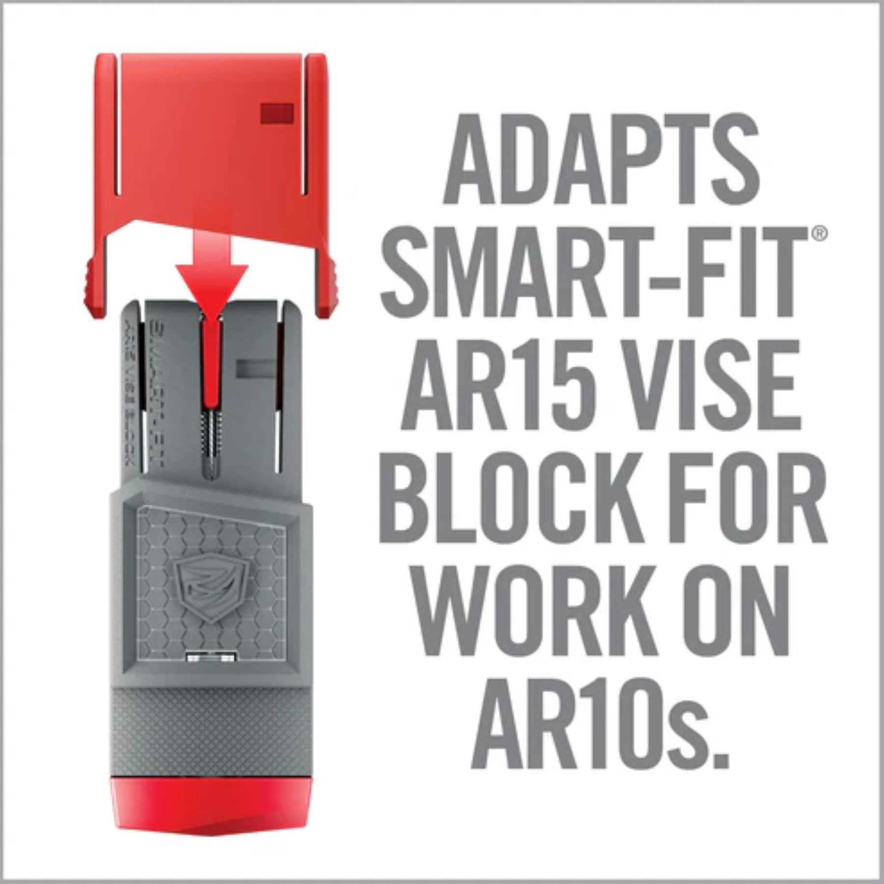 REAL AVID | SMART-FIT VISE BLOCK SLEEVE FOR AR10 - Adattatore AR10 per Smart-Fit AR15 Vise Block