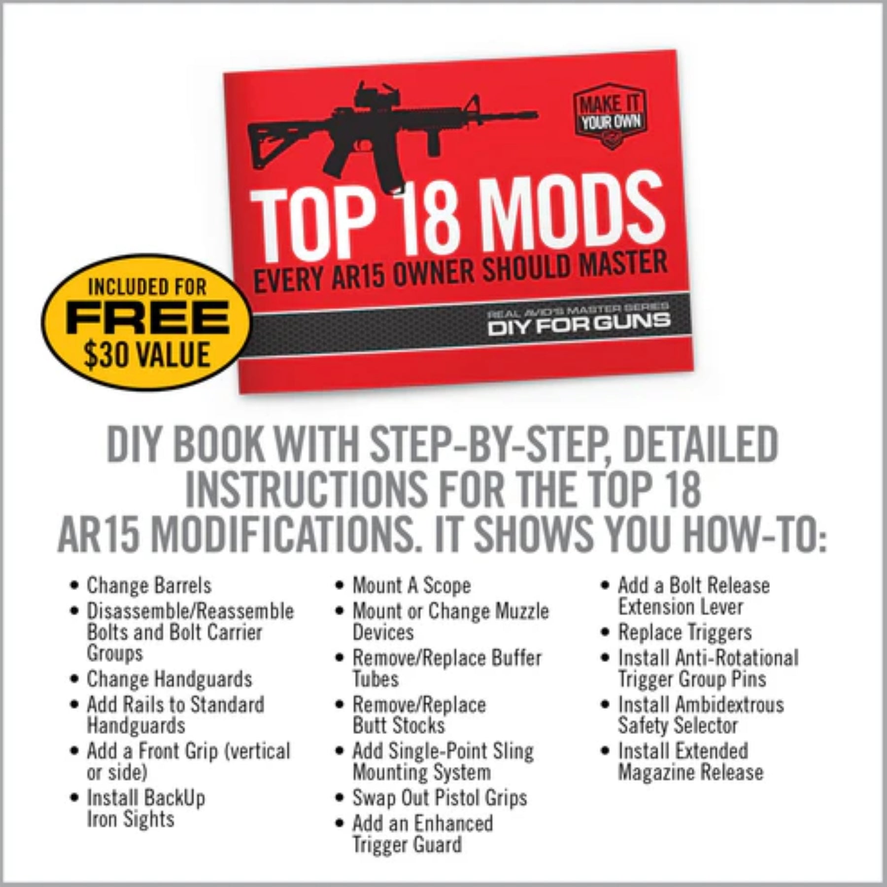 REAL AVID | ARMORER'S MASTER KIT AR15 - Kit completo per AR-15