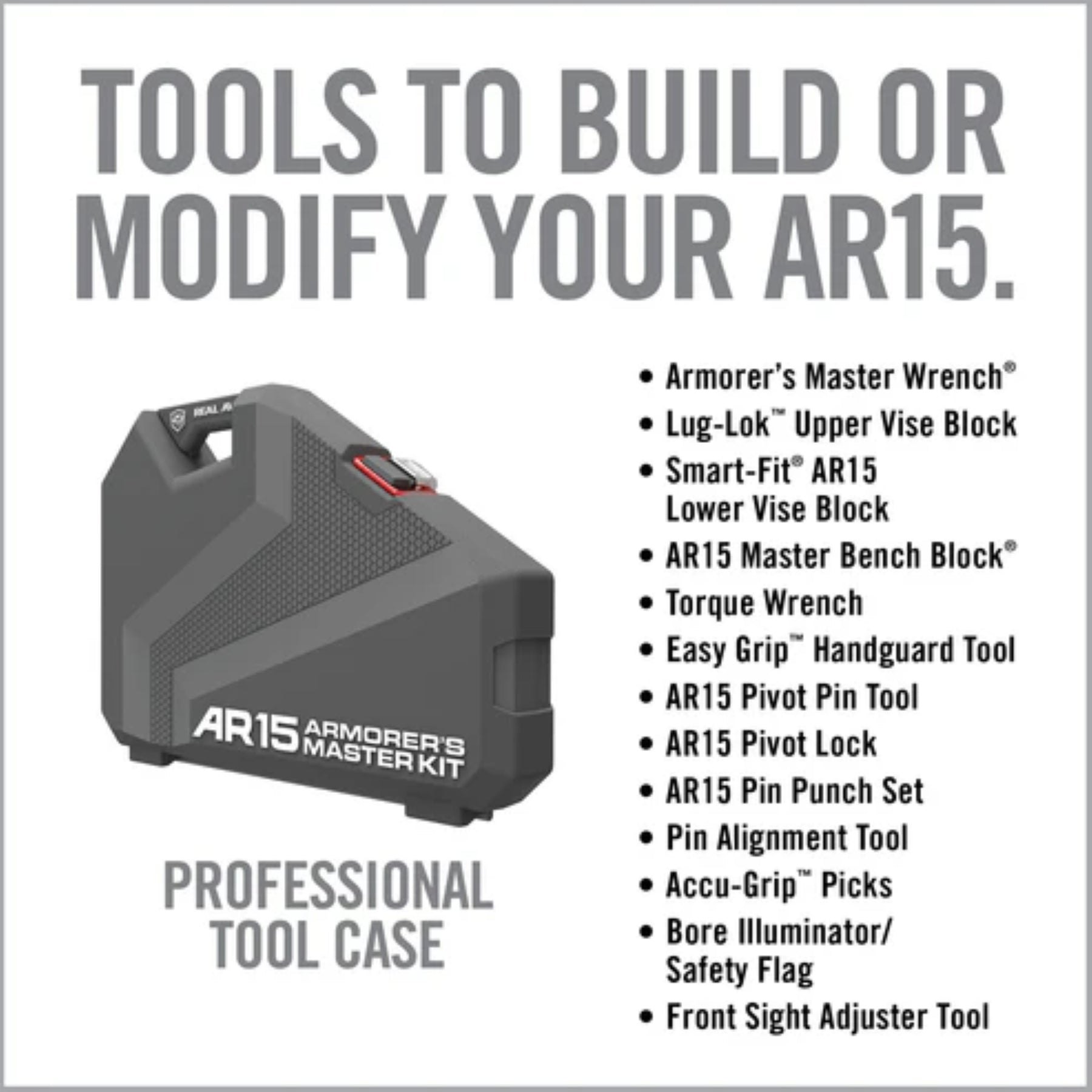 REAL AVID | ARMORER'S MASTER KIT AR15 - Kit completo per AR-15