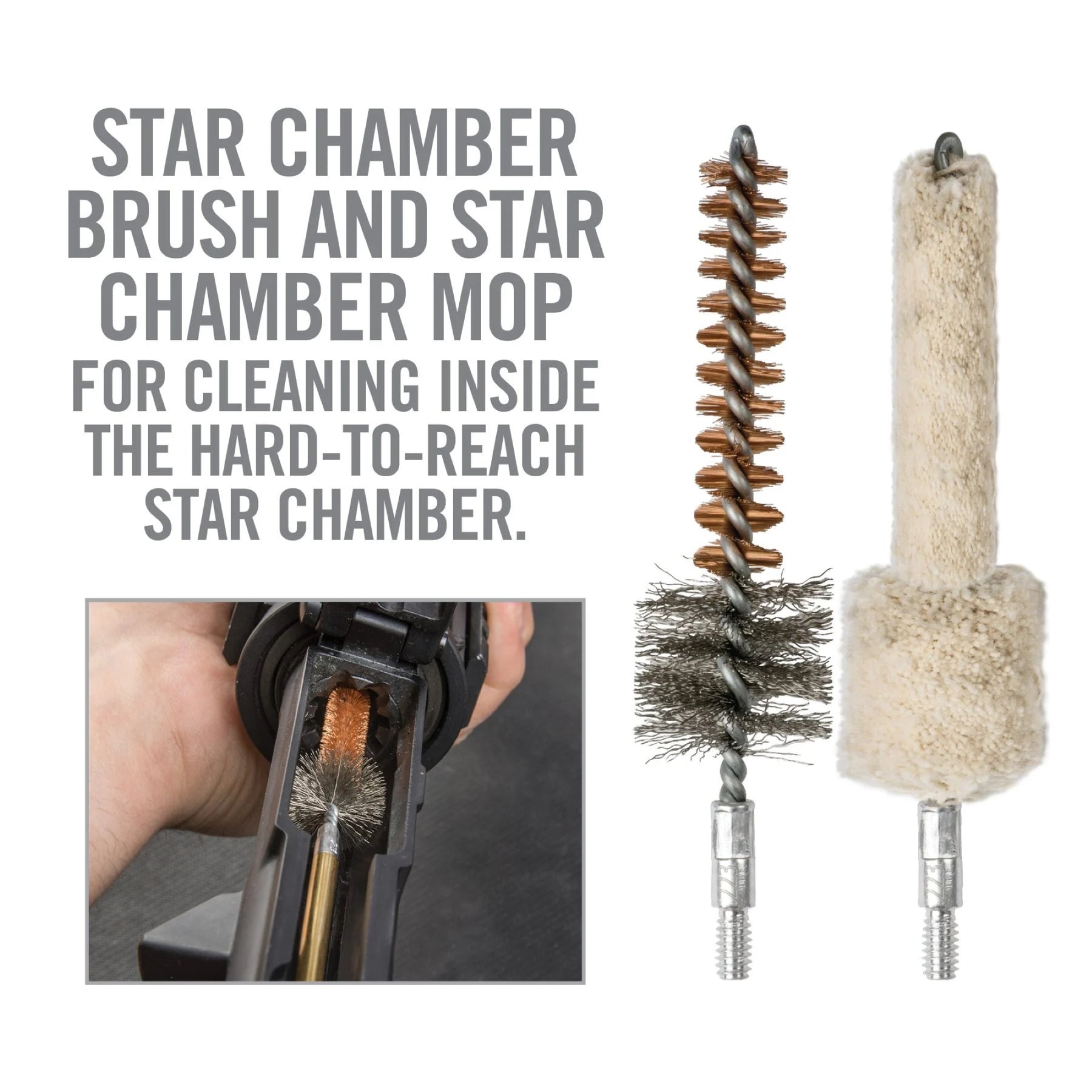 REAL AVID | AR-15 BRUSH COMBO - Scovolini e tamponi di ricambio per Gun Boss AR15