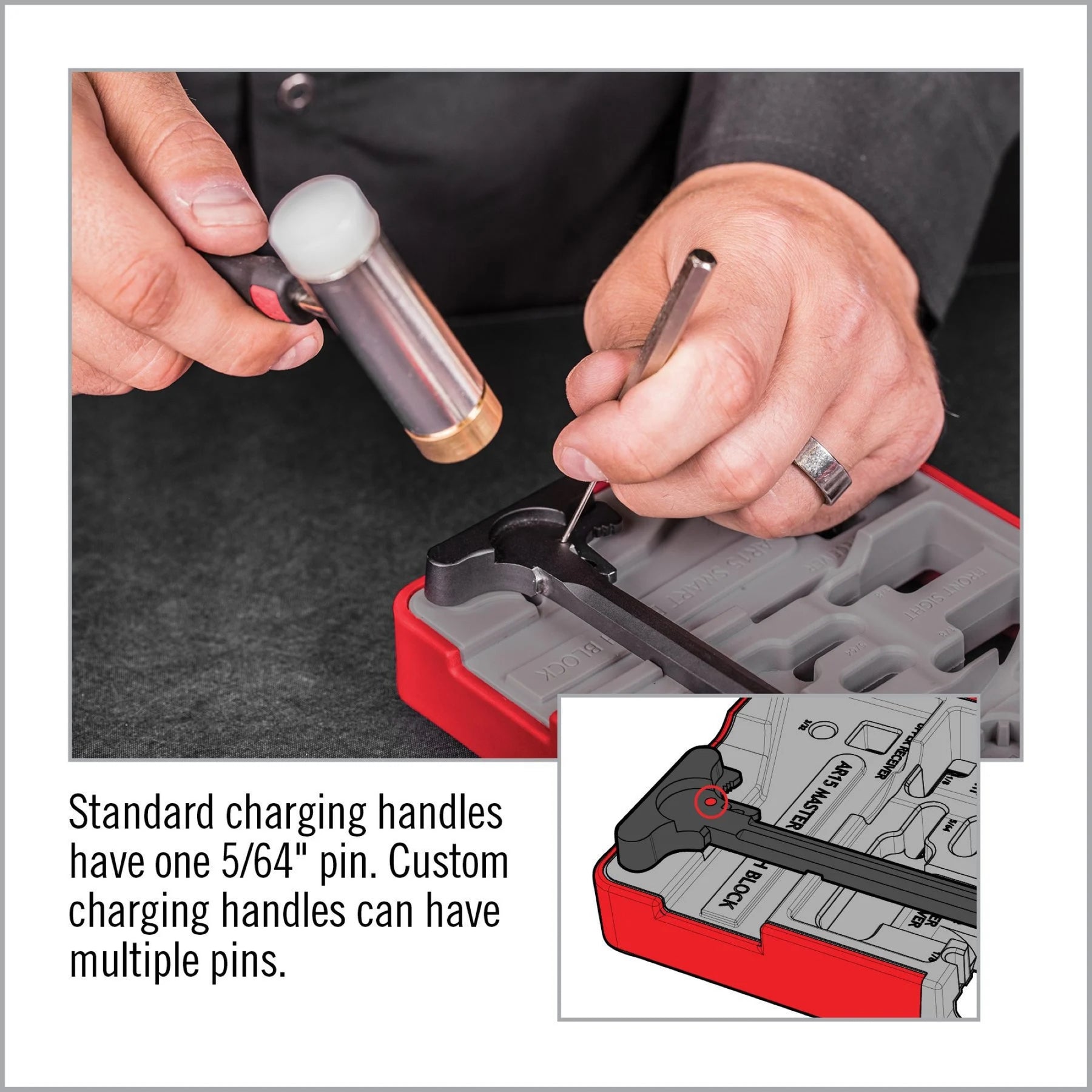 REAL AVID | MASTER BENCH BLOCK AR15 - Banco multifunzione per AR-15