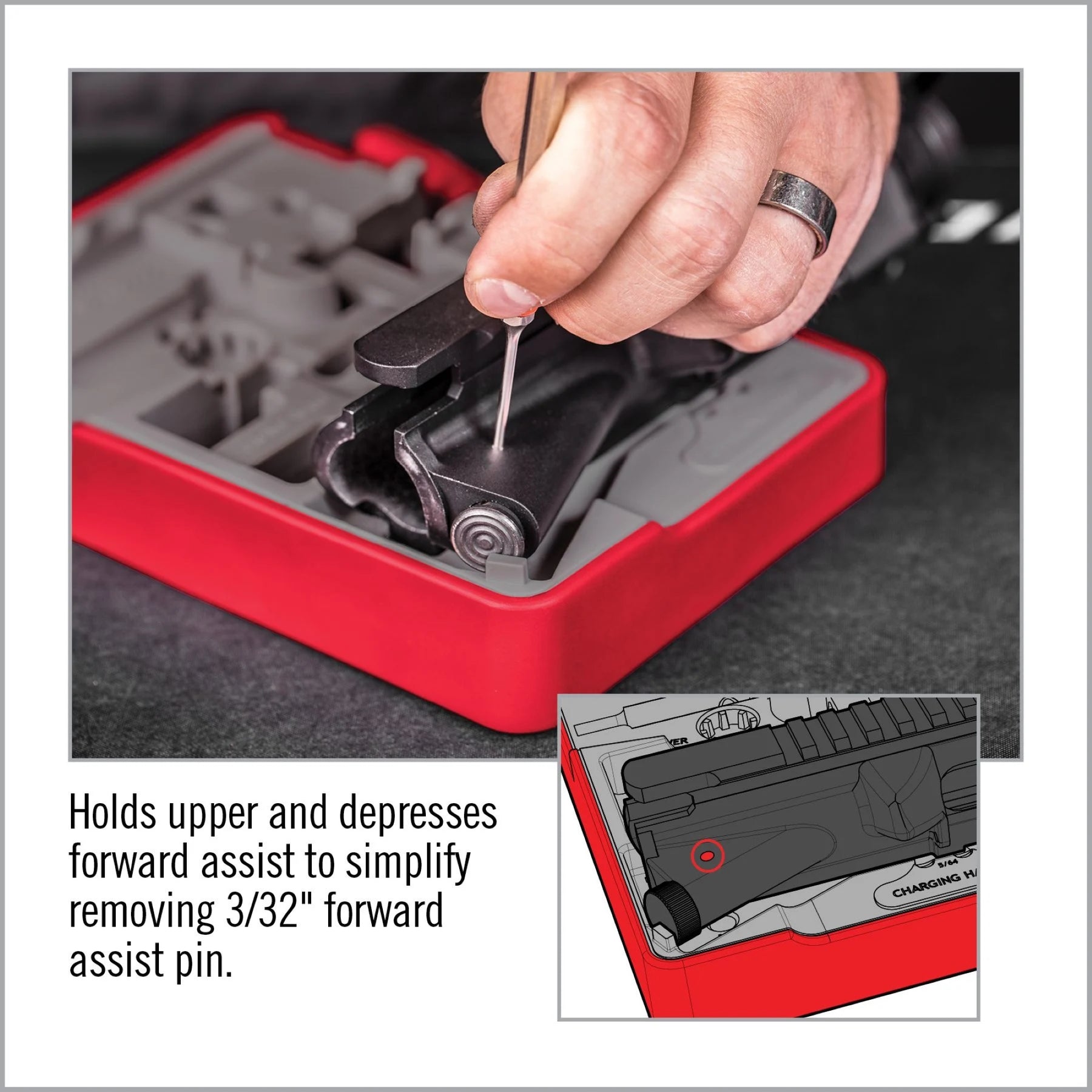 REAL AVID | MASTER BENCH BLOCK AR15 - Banco multifunzione per AR-15