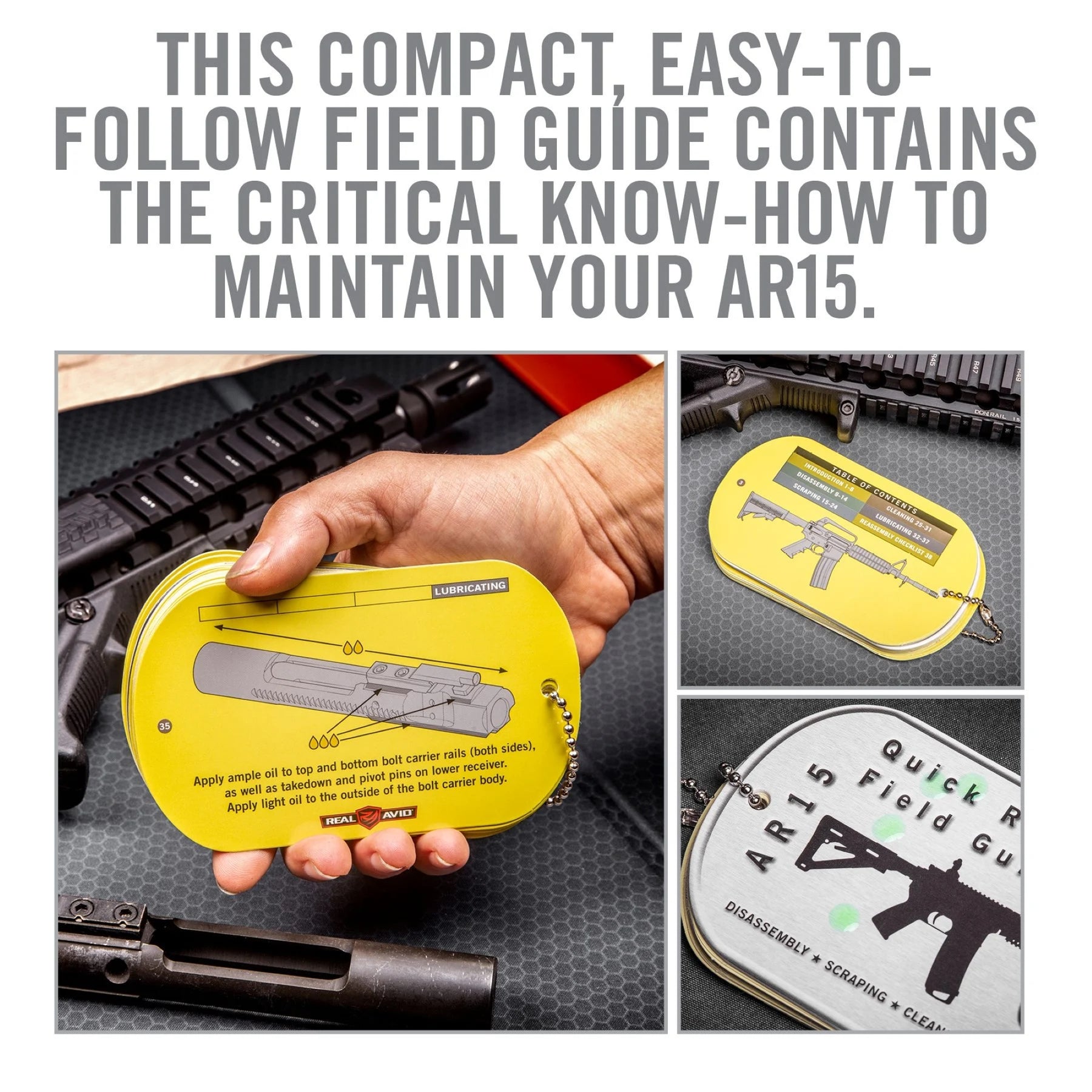 REAL AVID | FIELD GUIDE AR15 - Manuale da campo AR-15