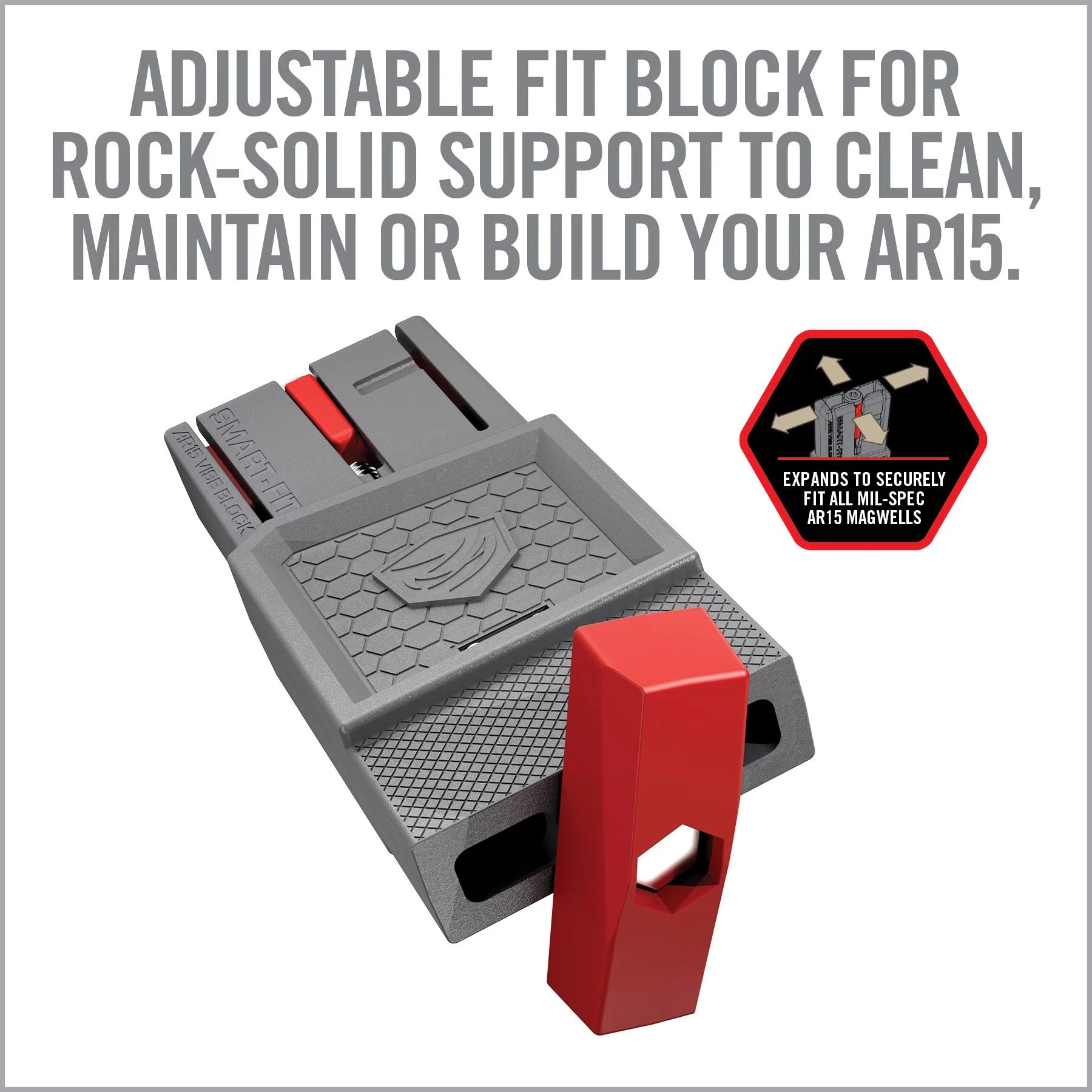 REAL AVID SMART-FIT AR-15 VISE BLOCK - SISTEMA DI BLOCCO PER AR-15