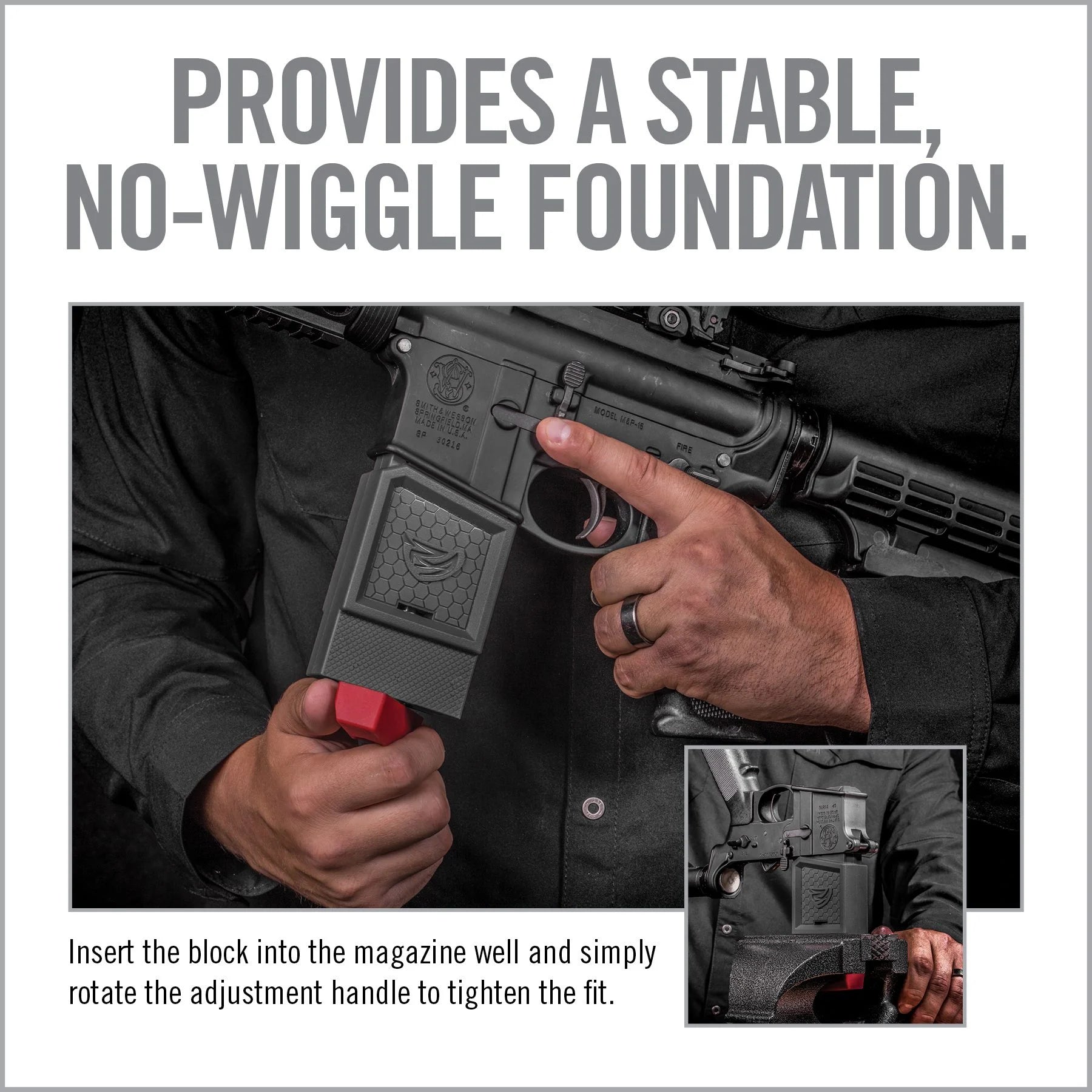 REAL AVID SMART-FIT AR-15 VISE BLOCK - SISTEMA DI BLOCCO PER AR-15