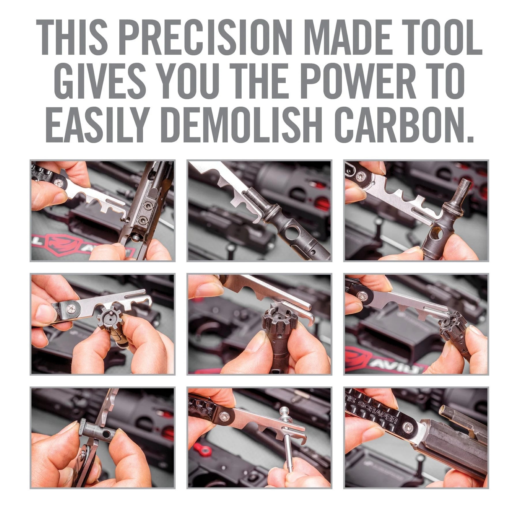 REAL AVID | AR15 SCRAPER - Raschietto per AR15