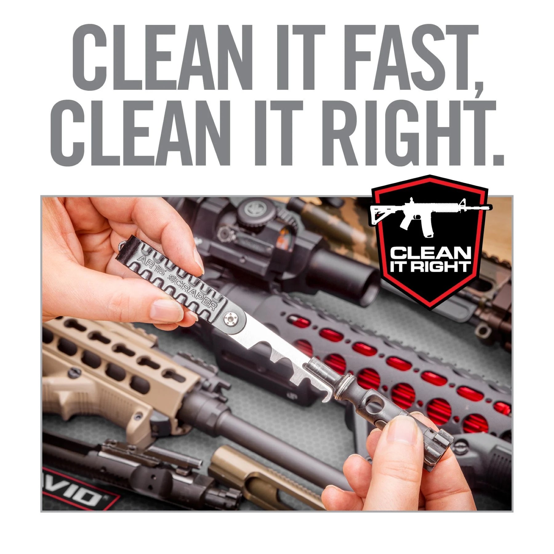 REAL AVID | AR15 SCRAPER - Raschietto per AR15
