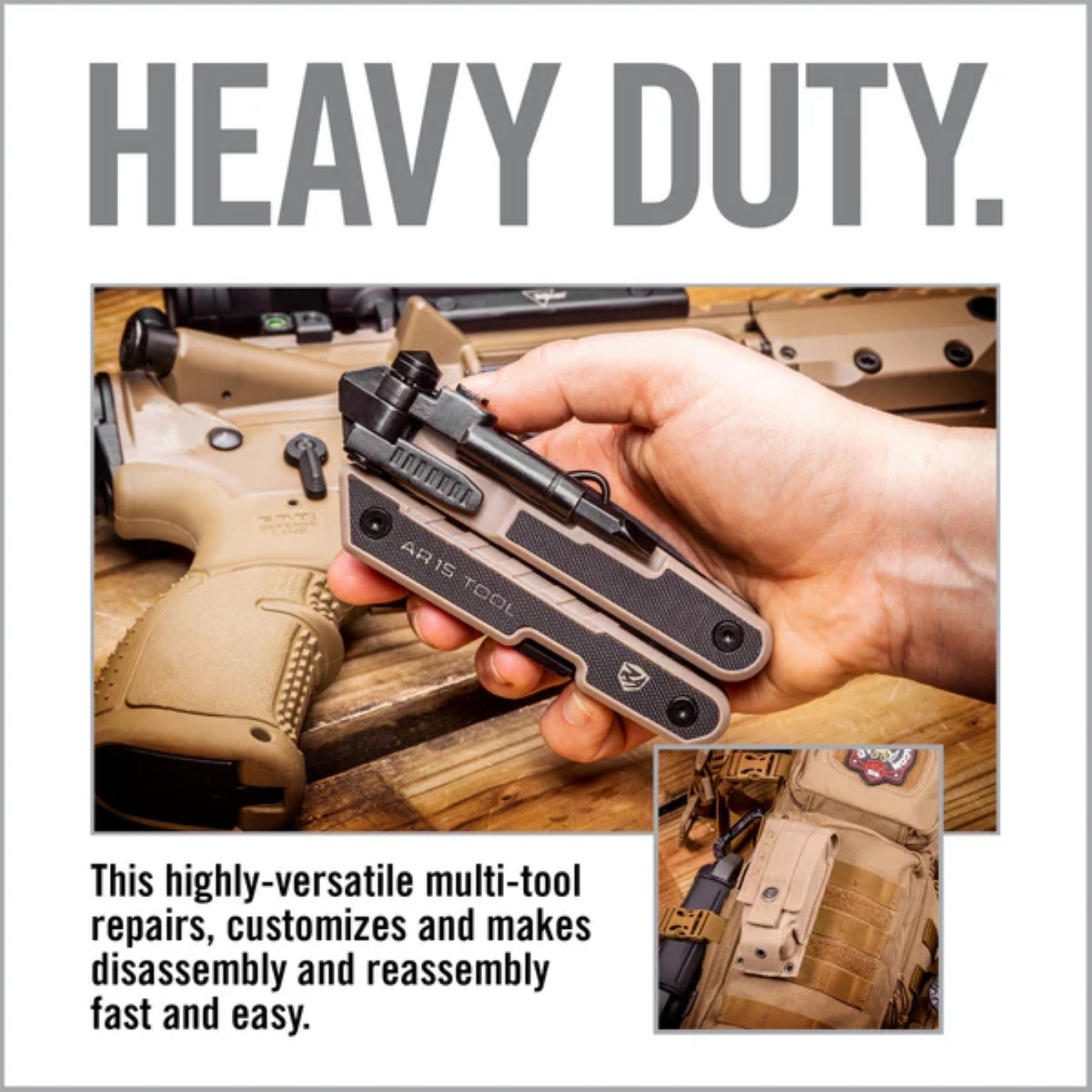 REAL AVID | AR15 TOOL - Multi tool per AR15