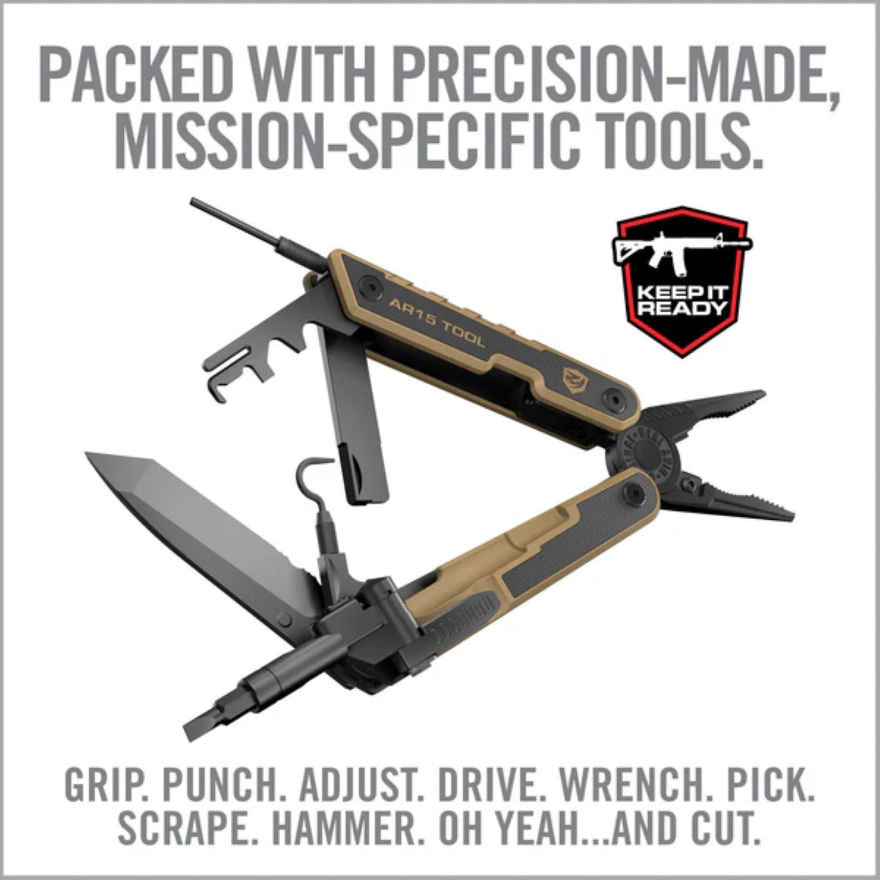 REAL AVID | AR15 TOOL - Multi tool per AR15