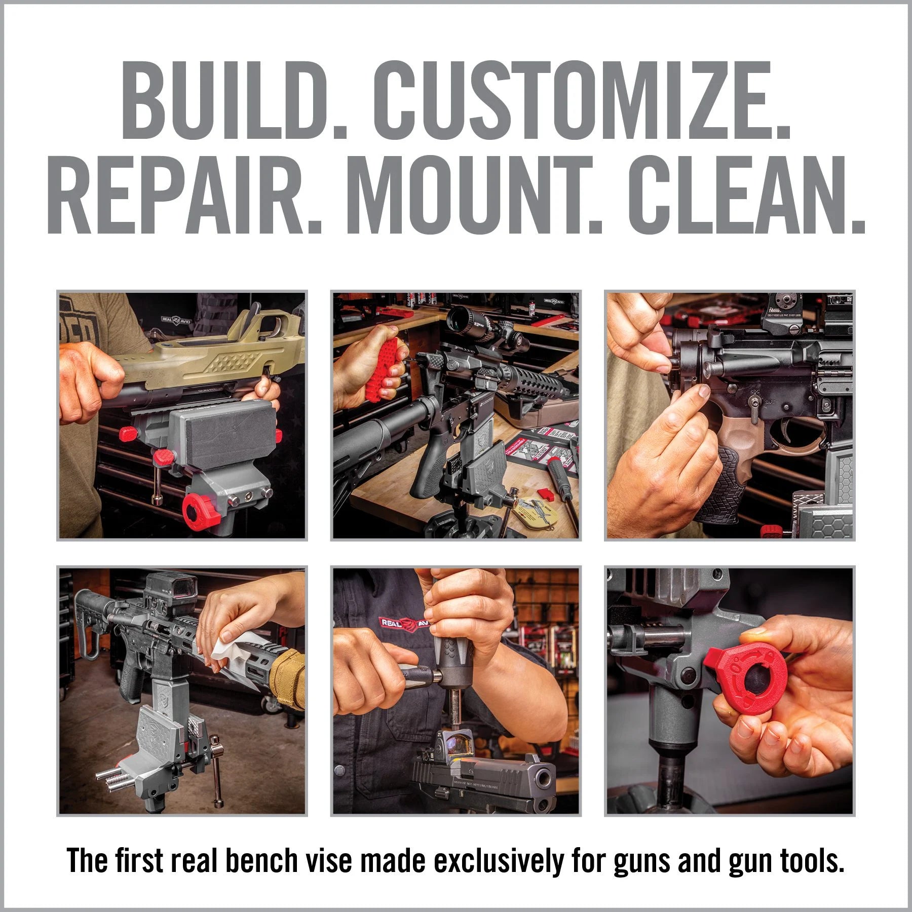 REAL AVID | MASTER GUN VISE - MORSA PER ARMAIOLO