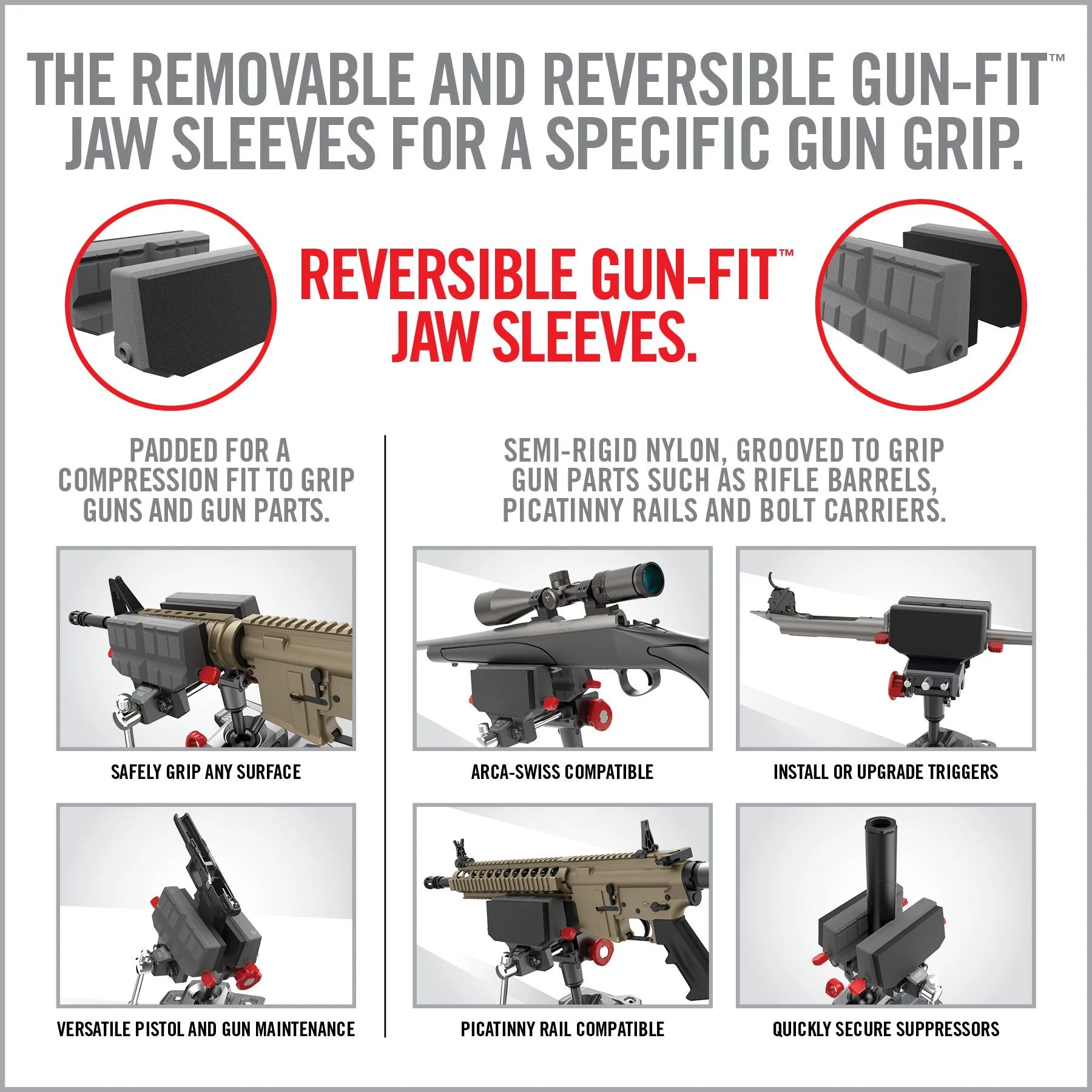 REAL AVID | MASTER GUN VISE - MORSA PER ARMAIOLO