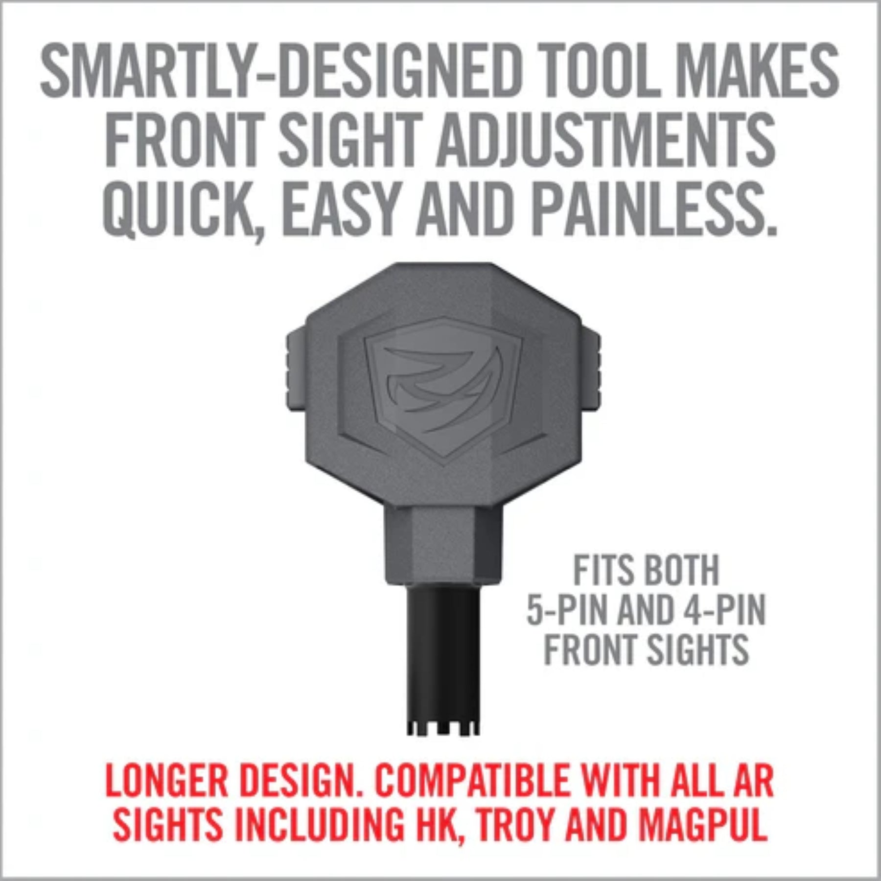 REAL AVID | FRONT SIGHT ADJUSTER PRO - Strumento di regolazione per mirini anteriori AR