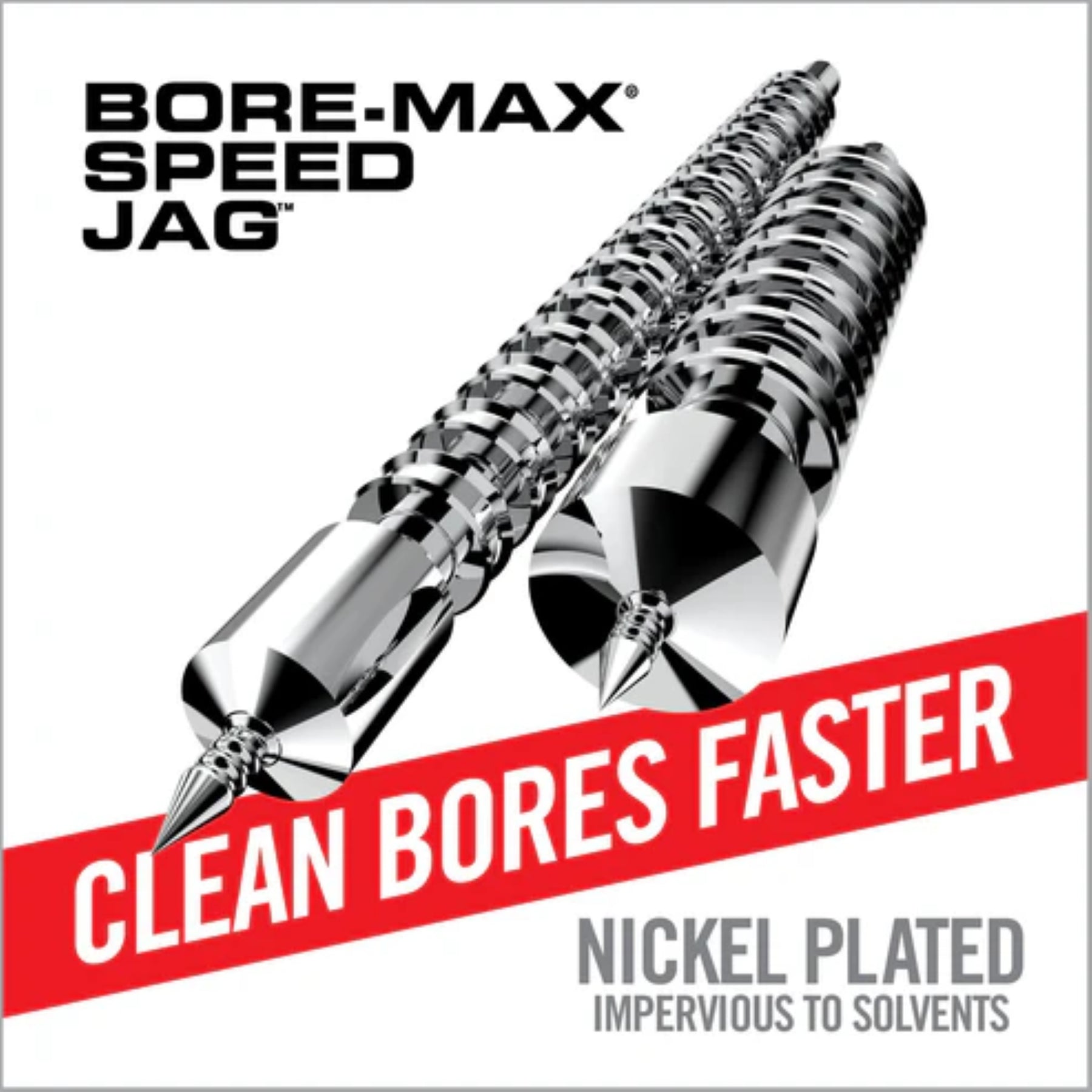 REAL AVID | MULTI-CAL BORE-MAX SPEED JAGS & PATCHES - Set di spingipezzuole in diversi calibri