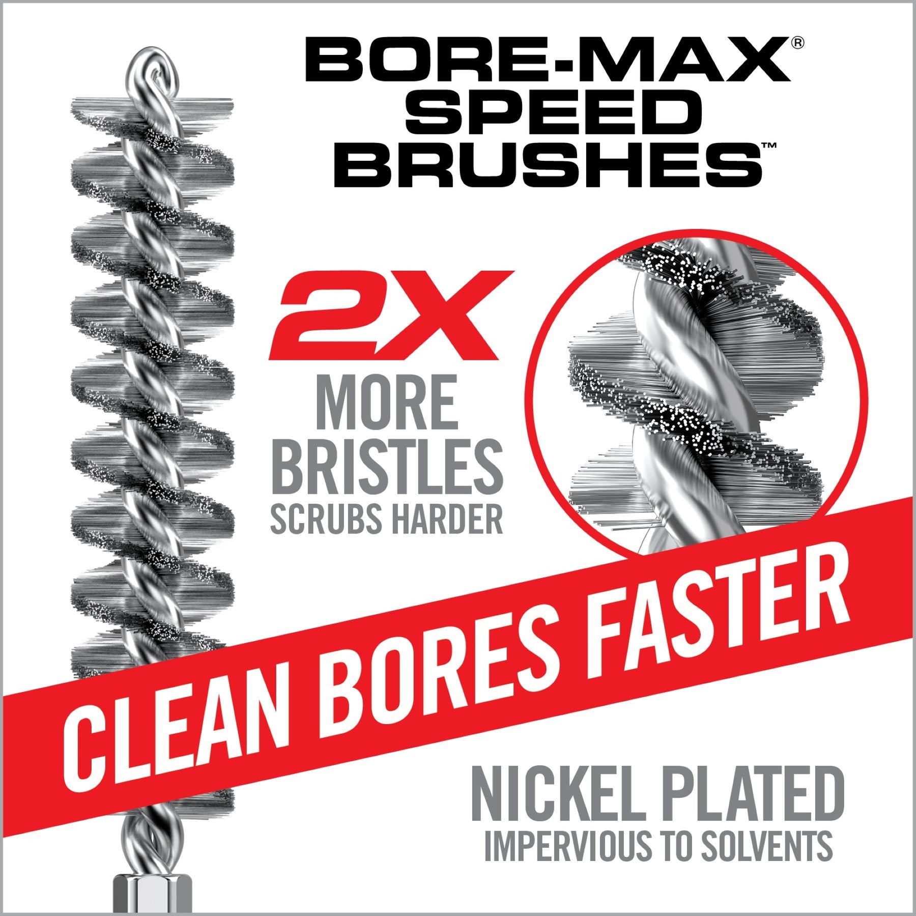 REAL AVID | BORE-MAX SPEED CLEAN SYSTEM .30 CAL / 7.62 MM - Set scovolino e Jag .30 Cal / 7.62 mm