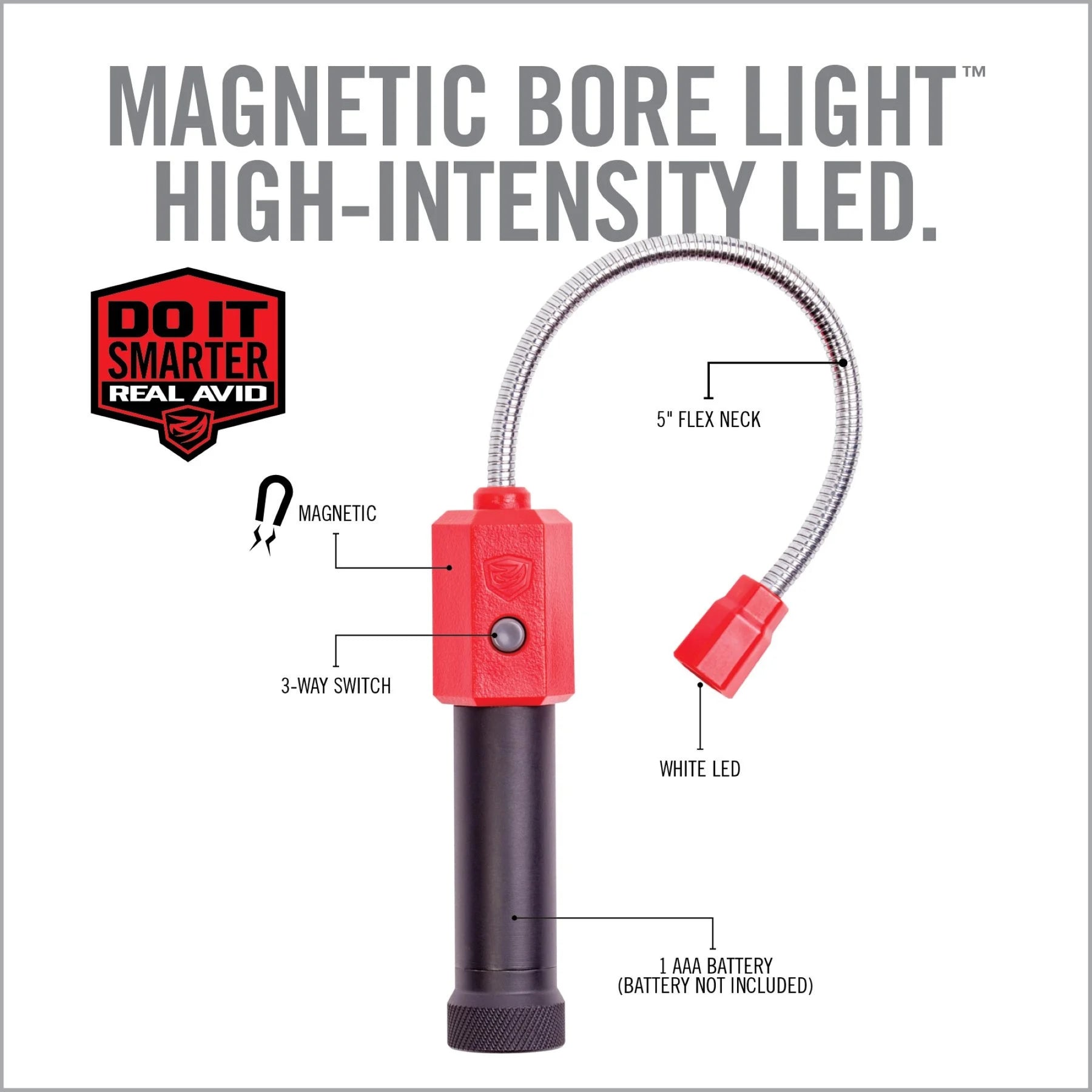 REAL AVID | MAGNETIC BORE LIGHT - Torcia da armaiolo