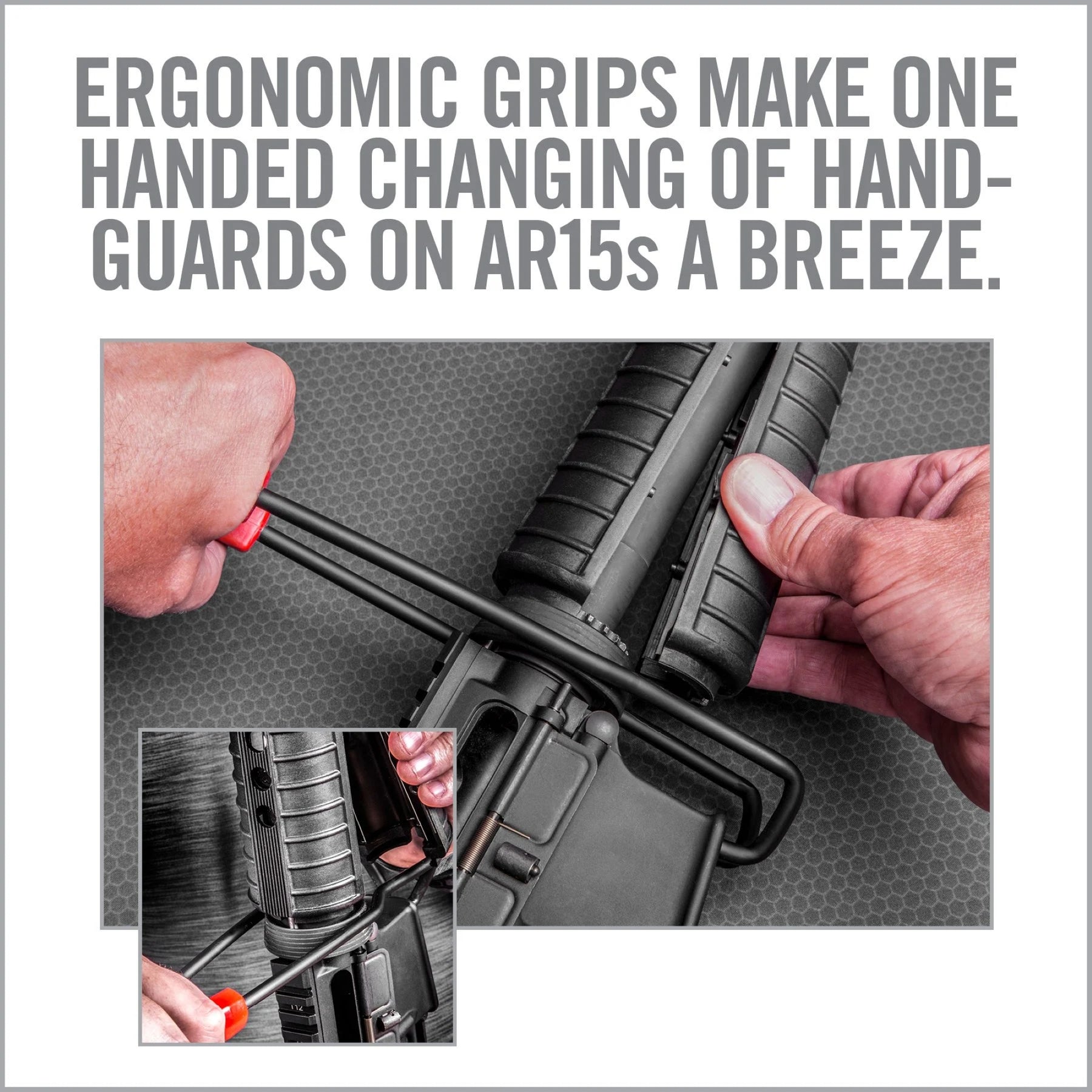 REAL AVID | EASY GRIP HANDGUARD REMOVAL - Strumento rimozione del paramano AR