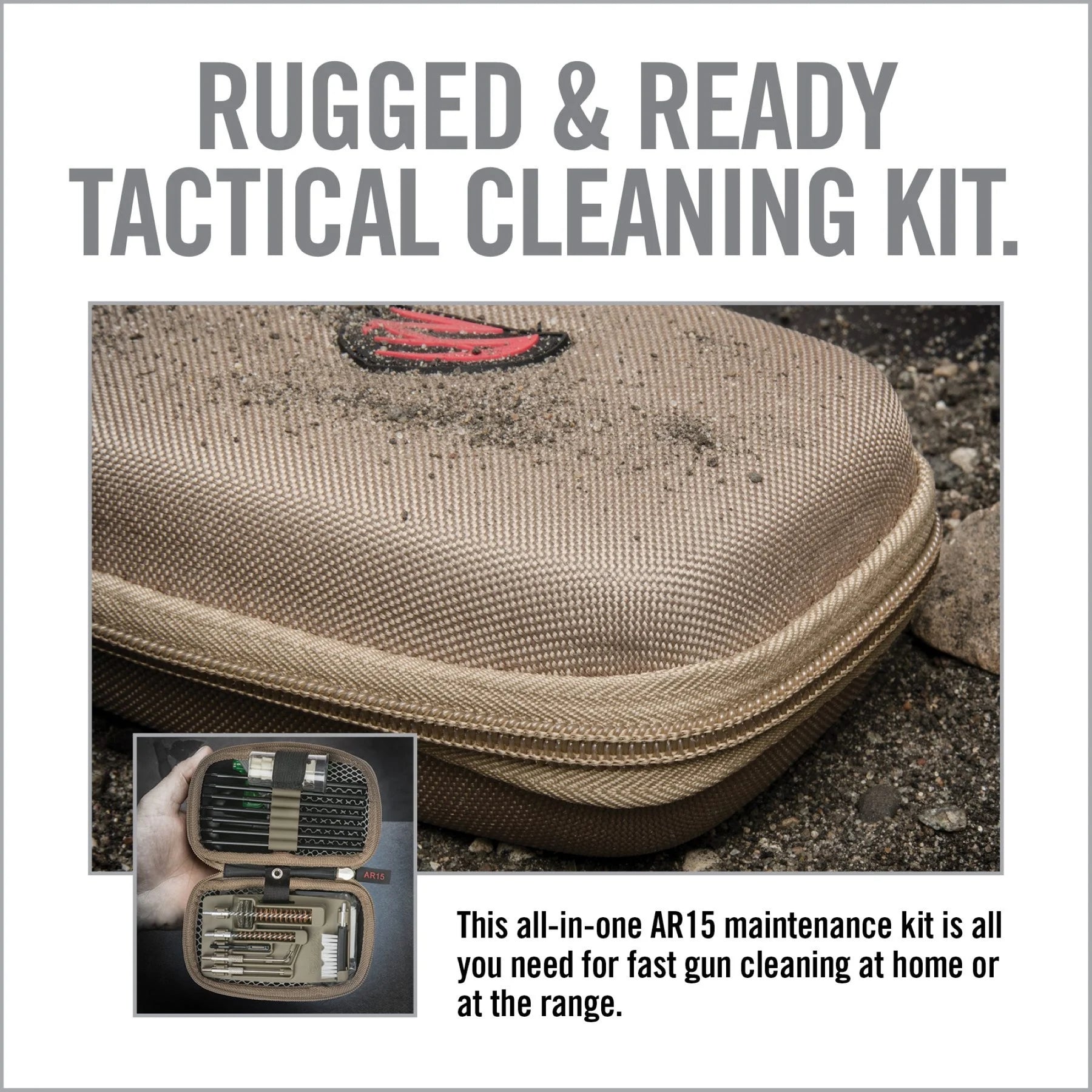 REAL AVID | GUN BOSS AR15 CLEANING KIT - Kit di pulizia per AR-15