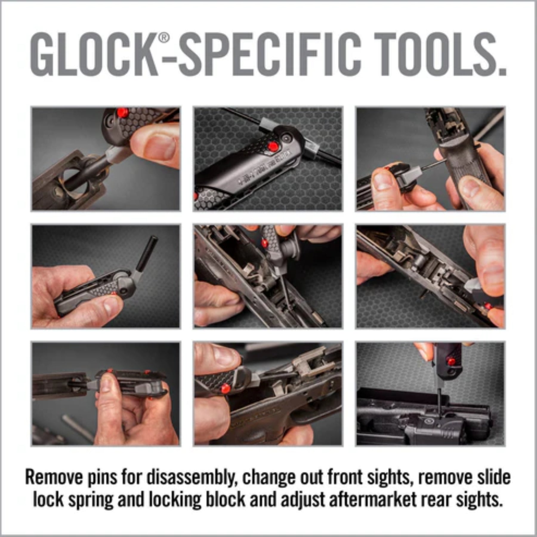 REAL AVID | 4 IN 1 TOOL FOR GLOCK - Multi tool per Glock