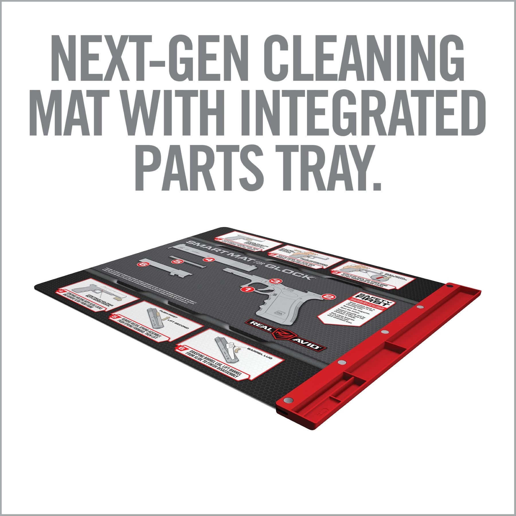 REAL AVID | GLOCK SMART MAT - Tappetino per manutenzione Glock