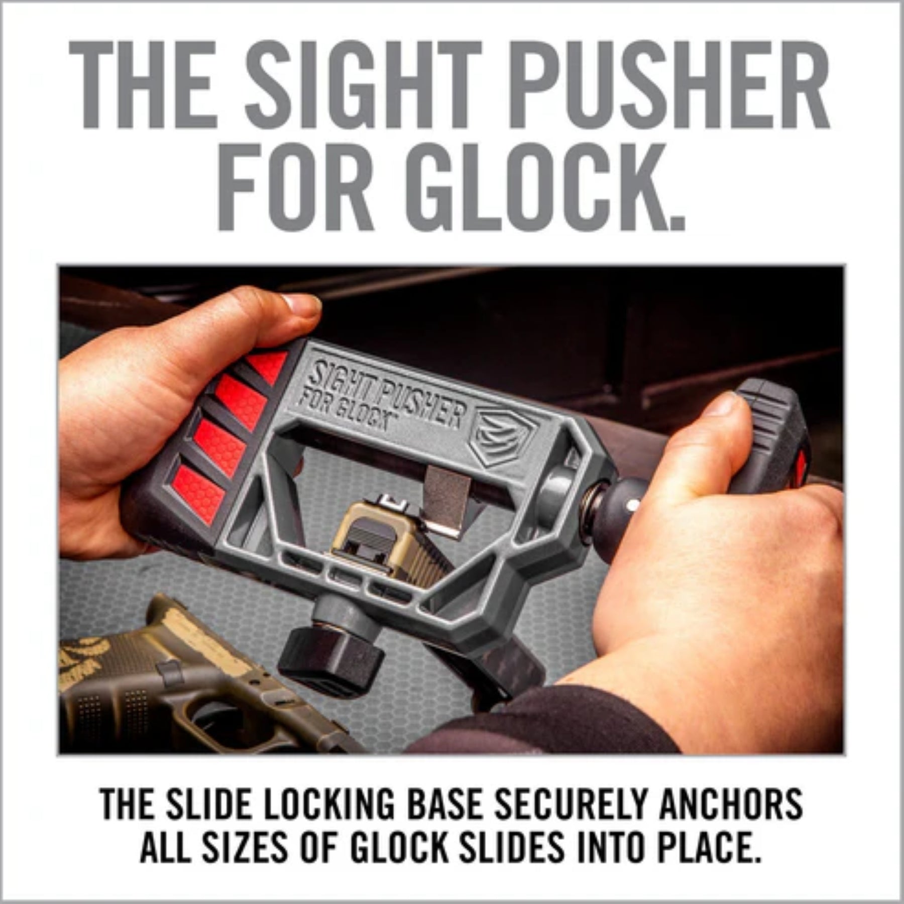 REAL AVID | GLOCK SIGHT PUSHER - Strumento di regolazione per mirini Glock