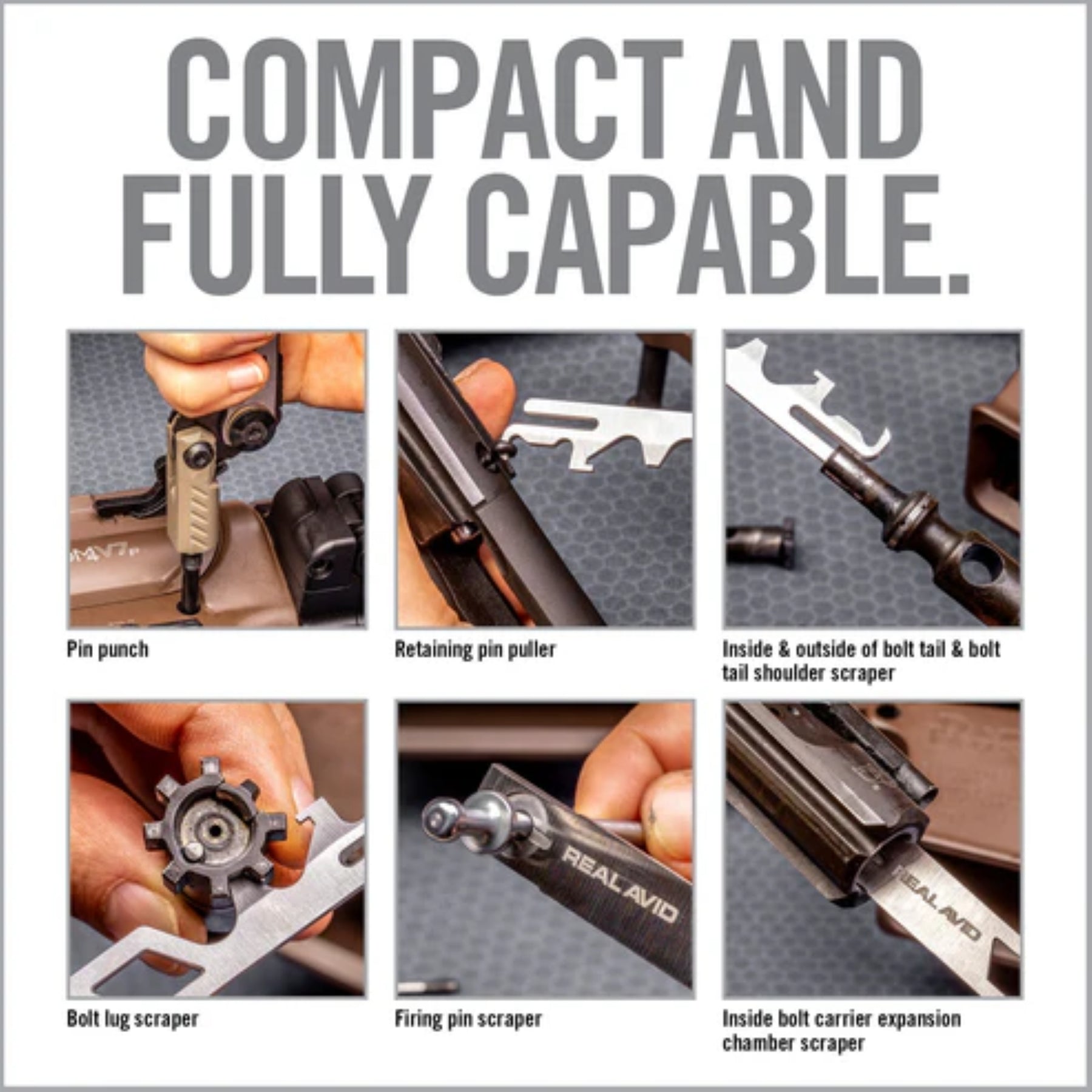 REAL AVID | GUN TOOL CORE AR15 - Multi tool per AR15