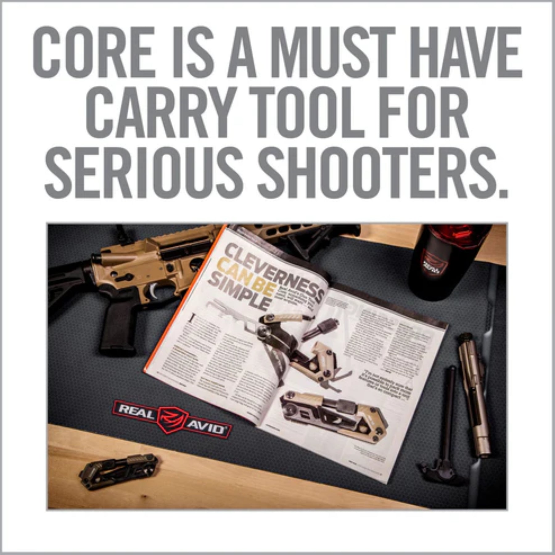 REAL AVID | GUN TOOL CORE AR15 - Multi tool per AR15