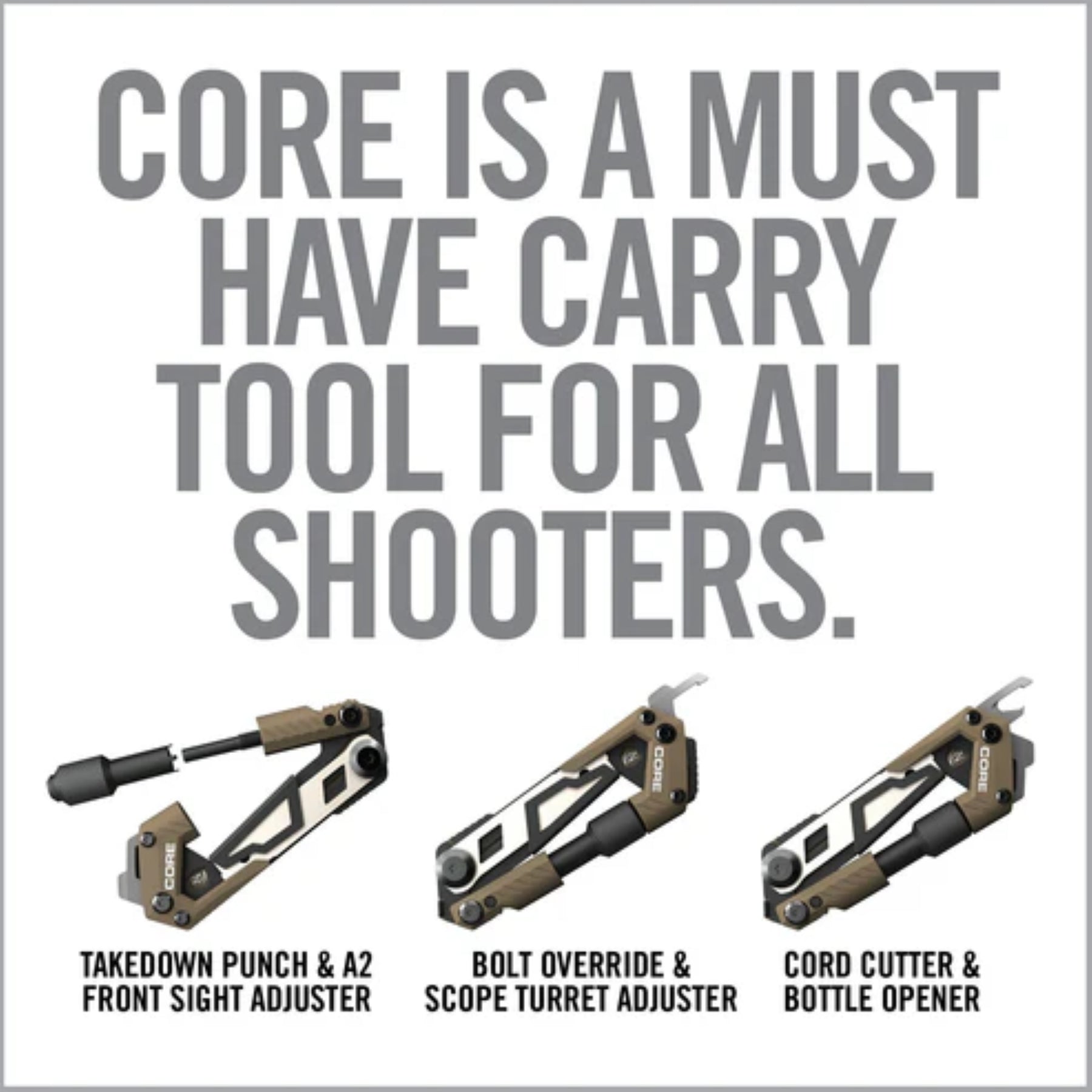 REAL AVID | GUN TOOL CORE AR15 - Multi tool per AR15