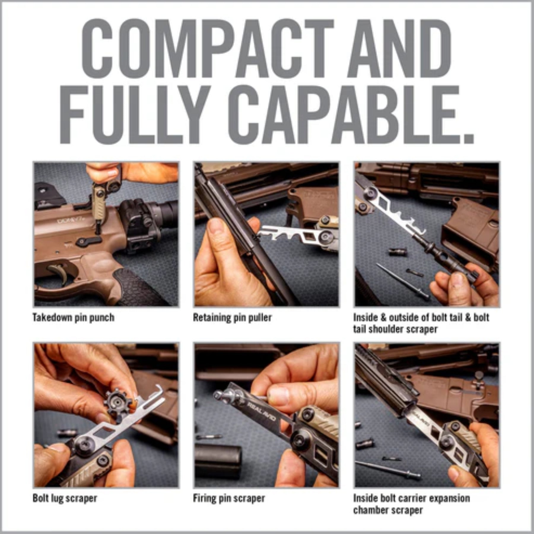 REAL AVID | GUN TOOL CORE AR15 - Multi tool per AR15